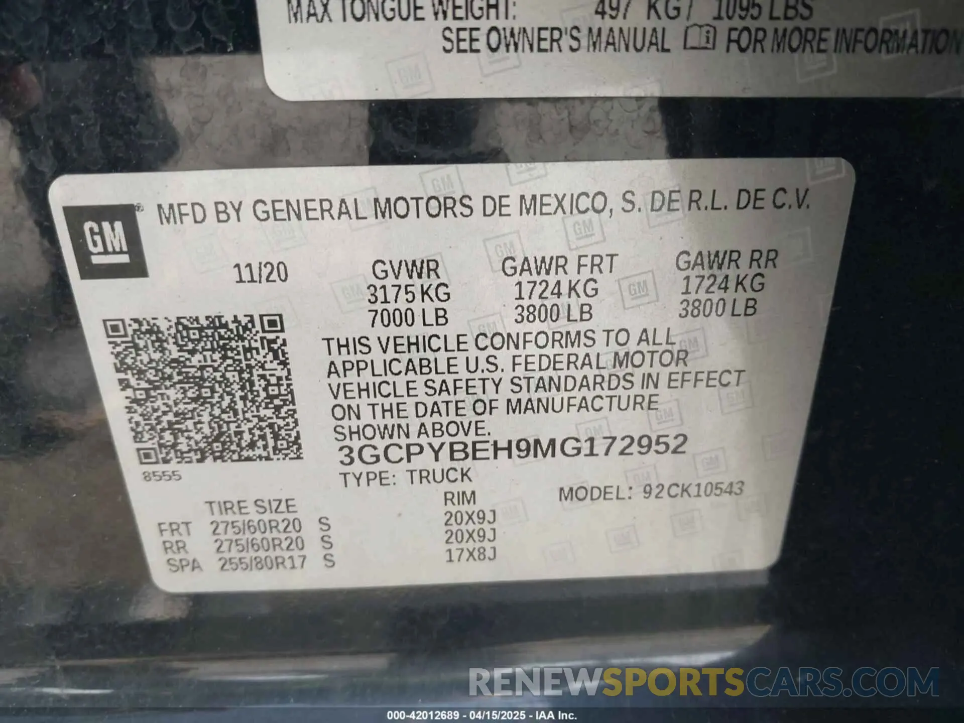 9 Photograph of a damaged car 3GCPYBEH9MG172952 CHEVROLET SILVERADO 1500 2021