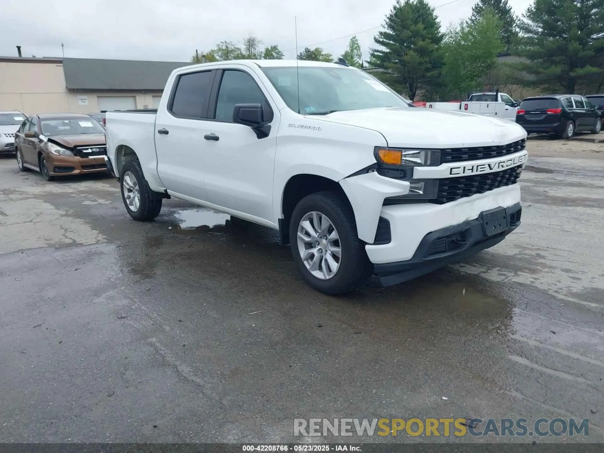 1 Photograph of a damaged car 3GCPYBEK1MG262317 CHEVROLET SILVERADO 1500 2021