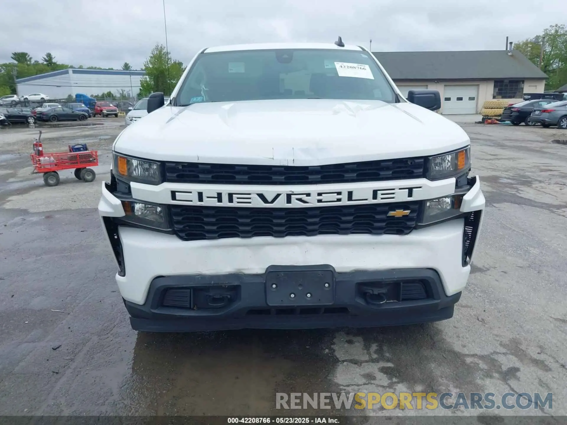 6 Photograph of a damaged car 3GCPYBEK1MG262317 CHEVROLET SILVERADO 1500 2021