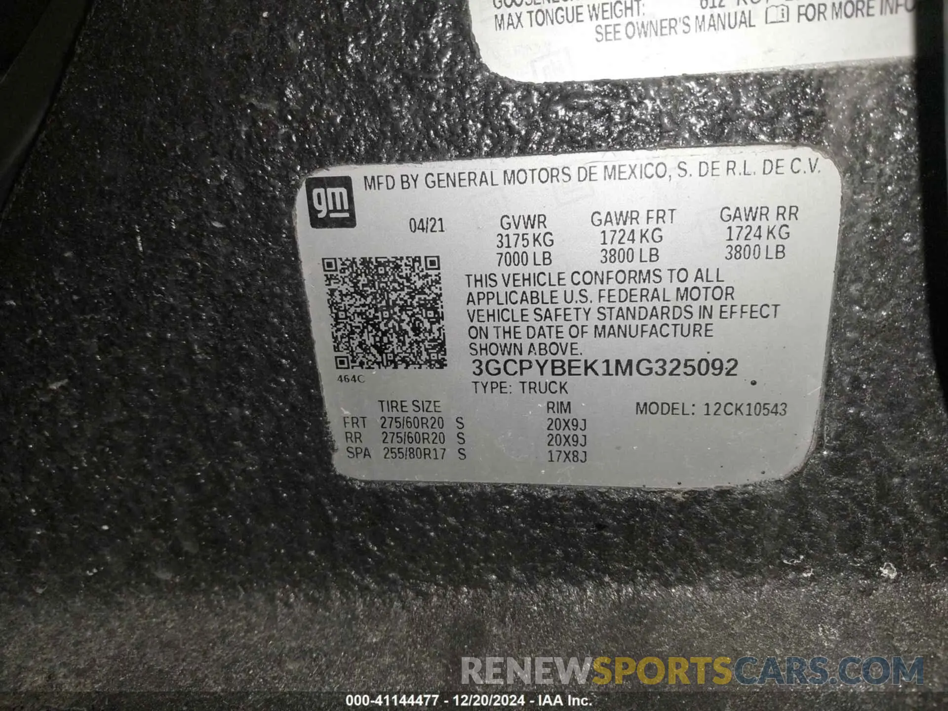 9 Photograph of a damaged car 3GCPYBEK1MG325092 CHEVROLET SILVERADO 1500 2021