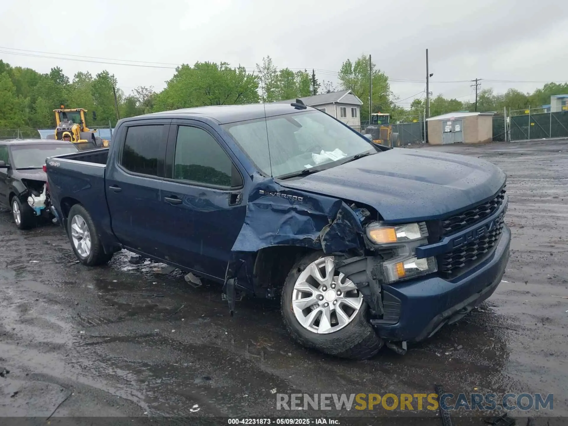 1 Photograph of a damaged car 3GCPYBEK3MG294668 CHEVROLET SILVERADO 1500 2021