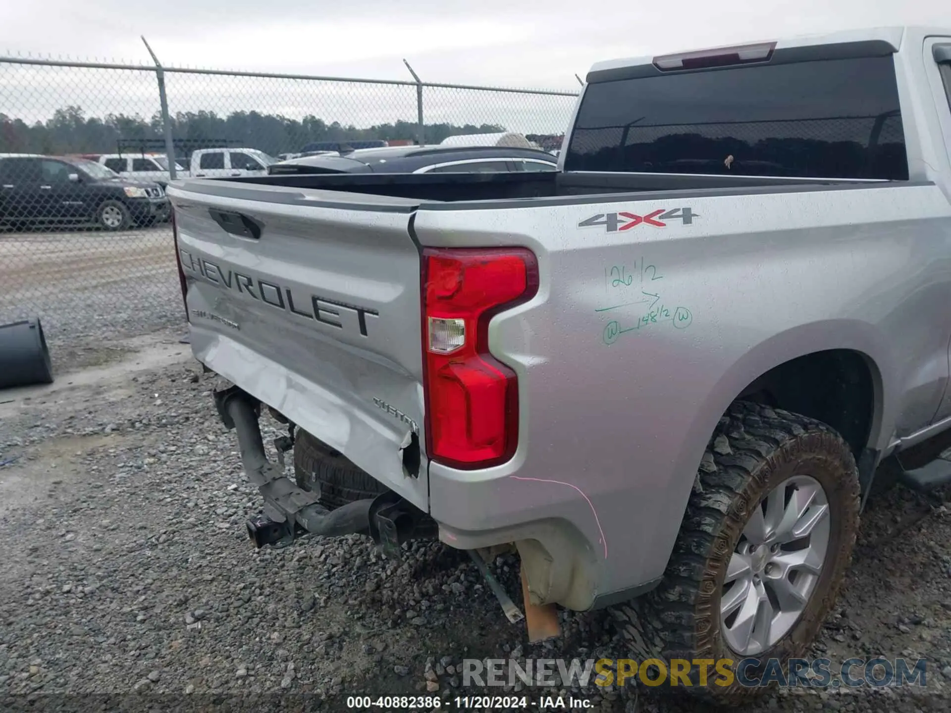 16 Photograph of a damaged car 3GCPYBEK5MG162138 CHEVROLET SILVERADO 1500 2021