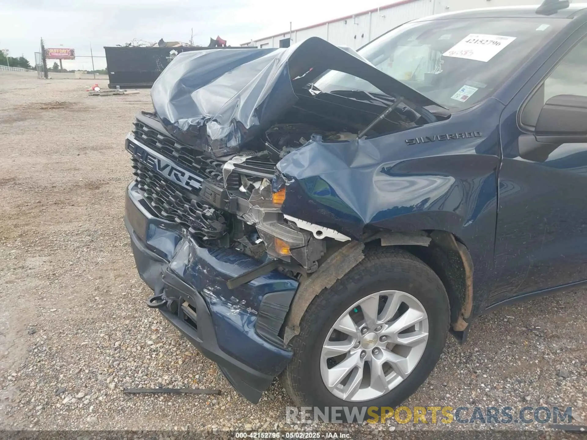 12 Photograph of a damaged car 3GCPYBEK8MG424346 CHEVROLET SILVERADO 1500 2021