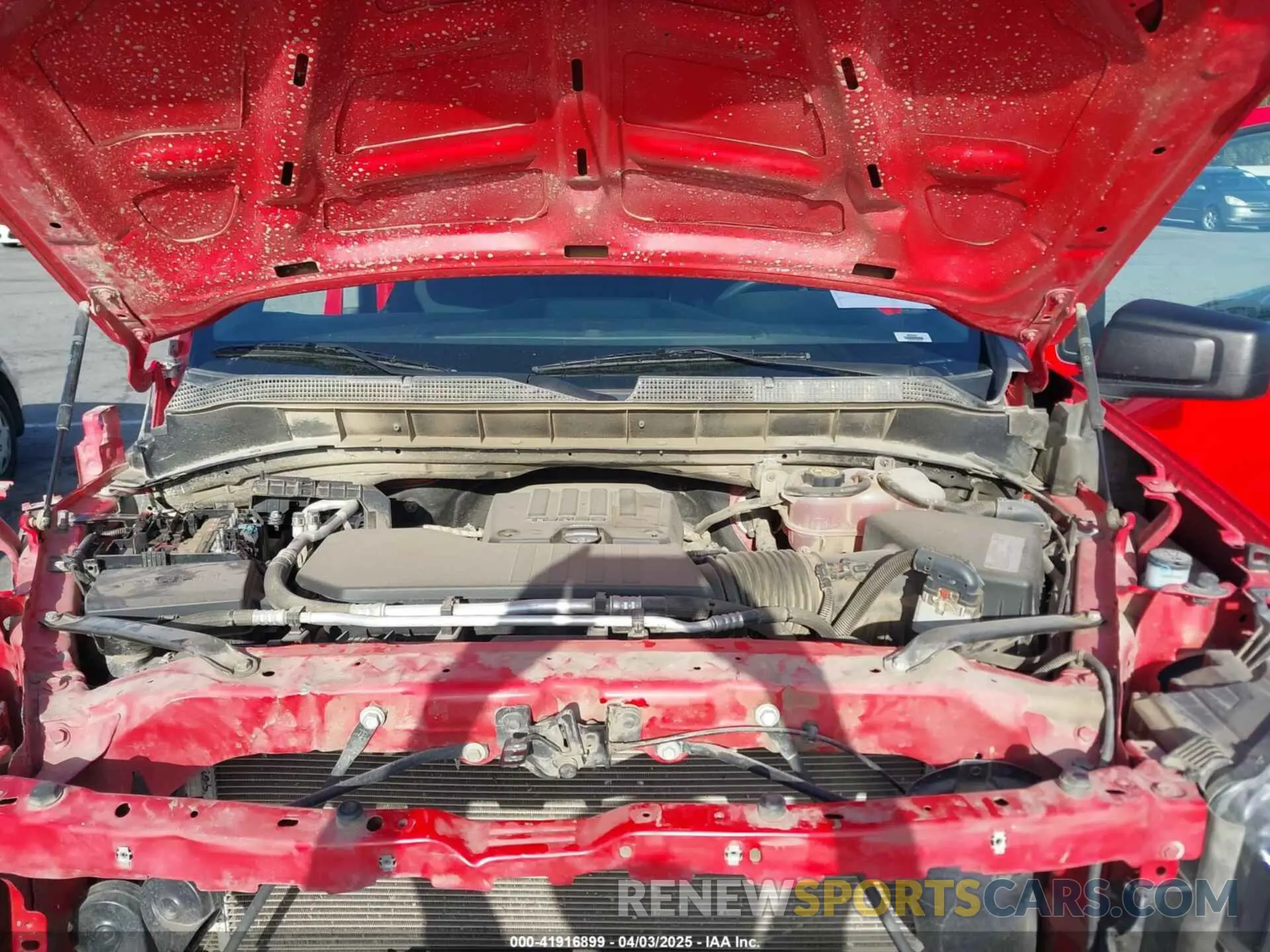 10 Photograph of a damaged car 3GCPYBEK9MG186717 CHEVROLET SILVERADO 1500 2021