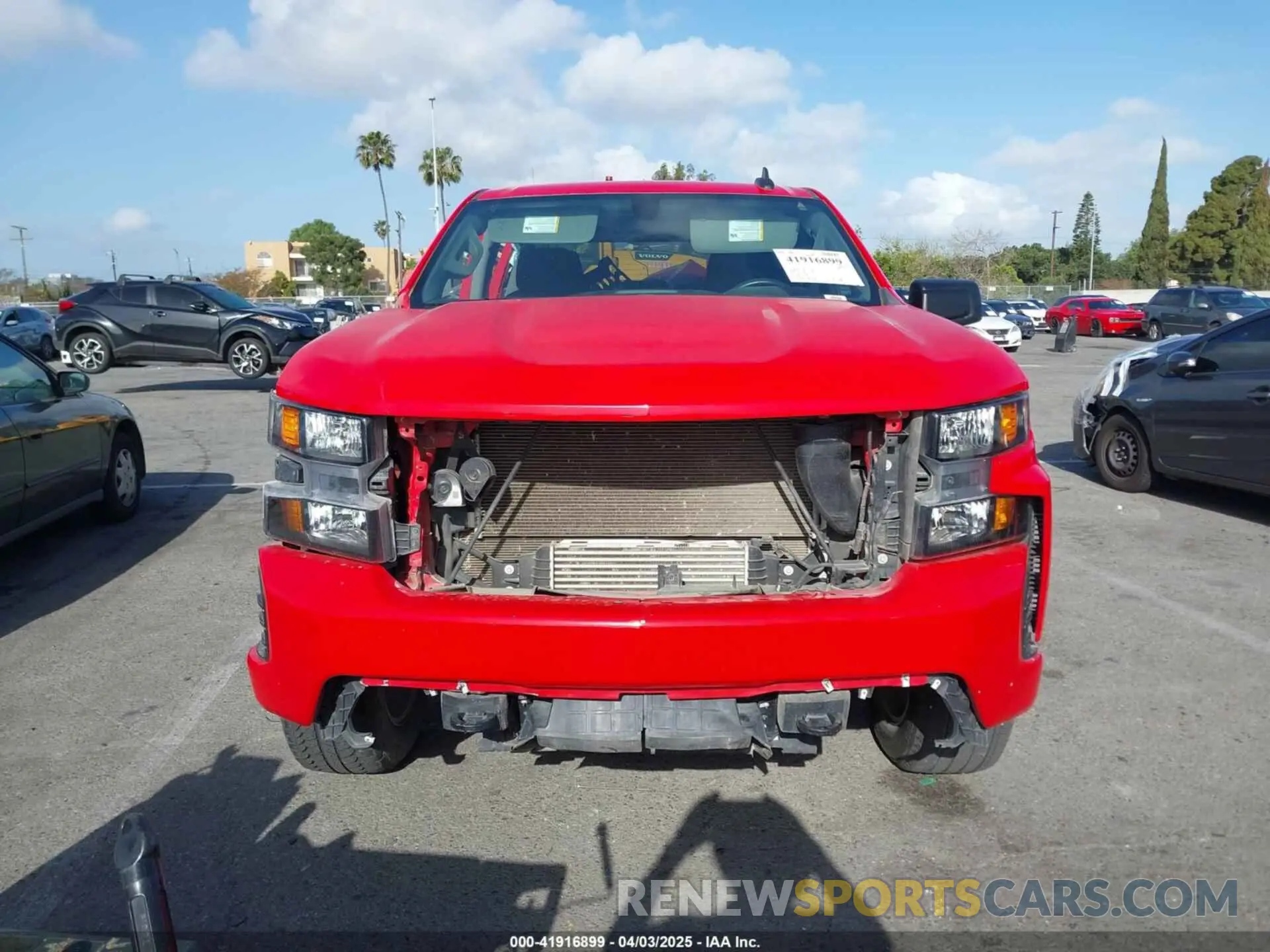 13 Photograph of a damaged car 3GCPYBEK9MG186717 CHEVROLET SILVERADO 1500 2021