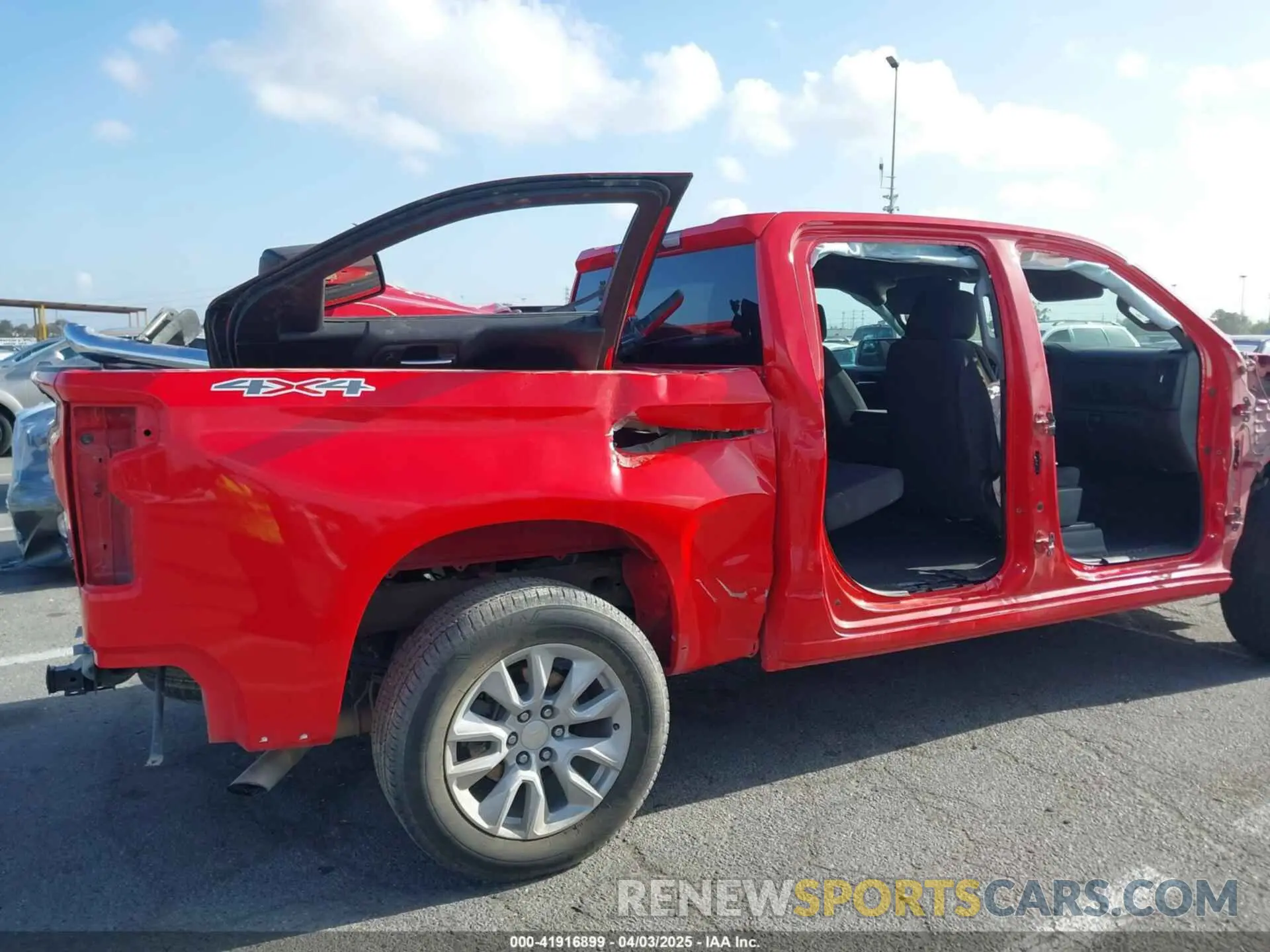22 Photograph of a damaged car 3GCPYBEK9MG186717 CHEVROLET SILVERADO 1500 2021