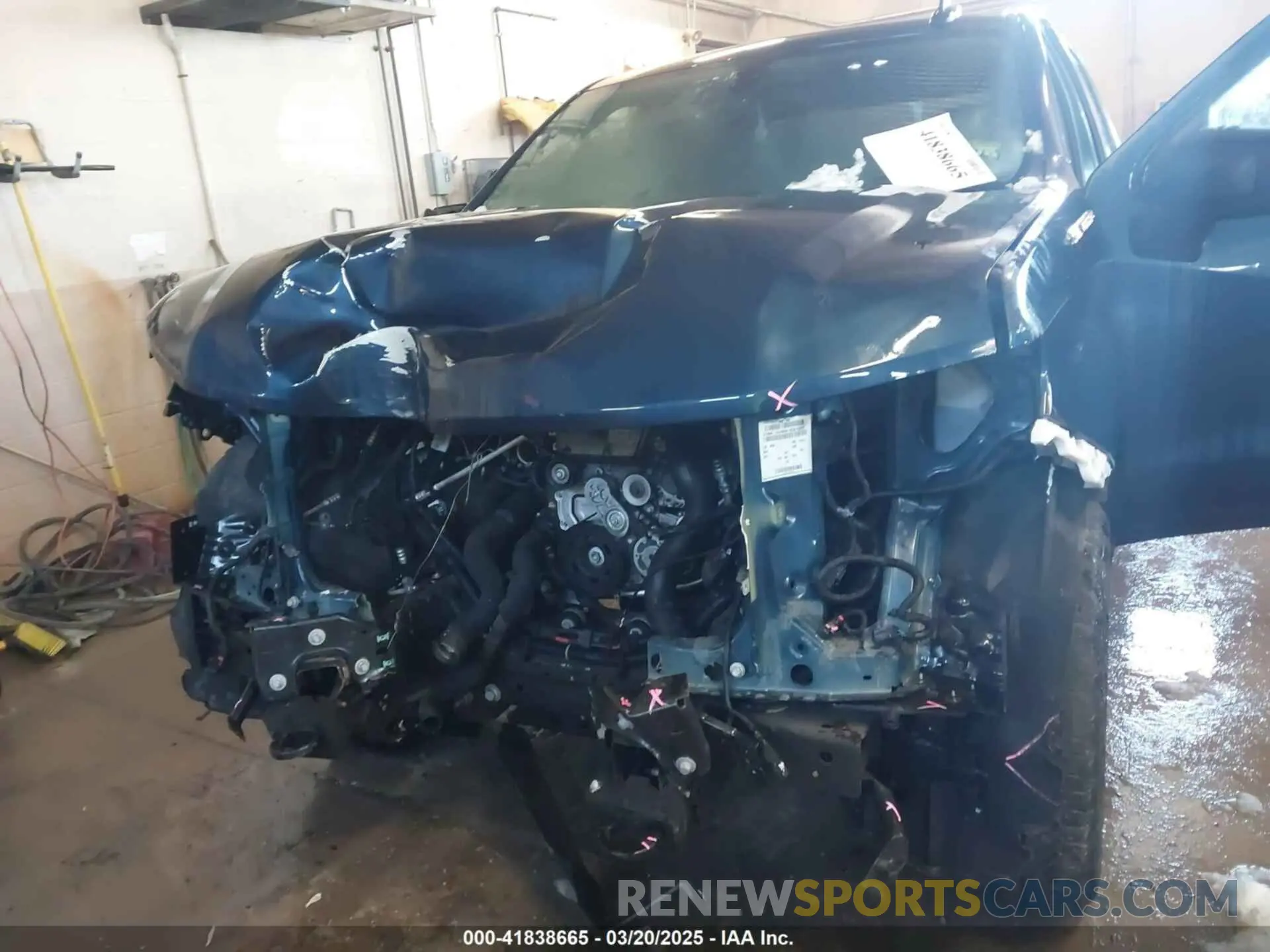 6 Photograph of a damaged car 3GCPYBEKXMG240607 CHEVROLET SILVERADO 1500 2021