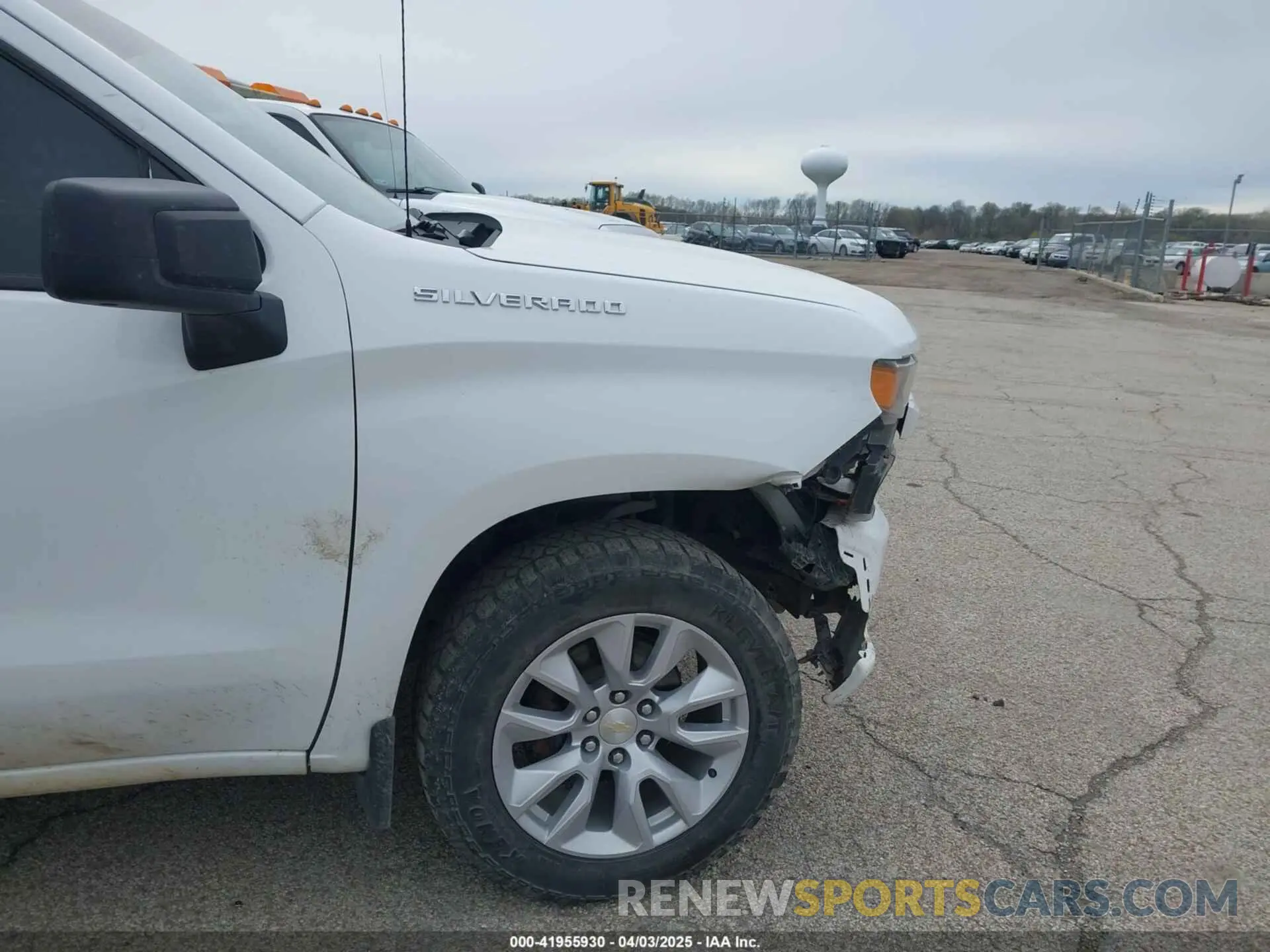 6 Photograph of a damaged car 3GCPYBEKXMG320926 CHEVROLET SILVERADO 1500 2021