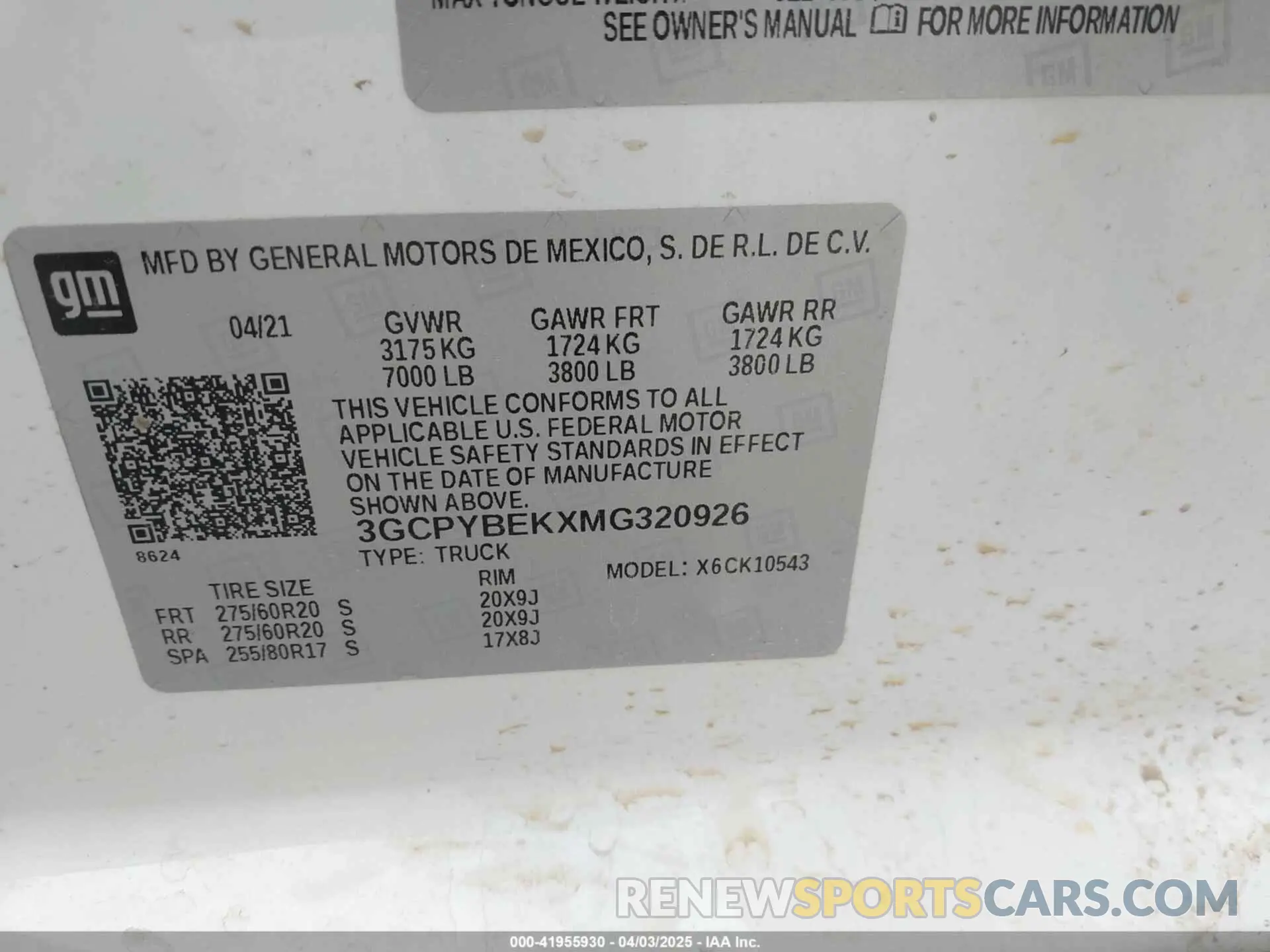 9 Photograph of a damaged car 3GCPYBEKXMG320926 CHEVROLET SILVERADO 1500 2021