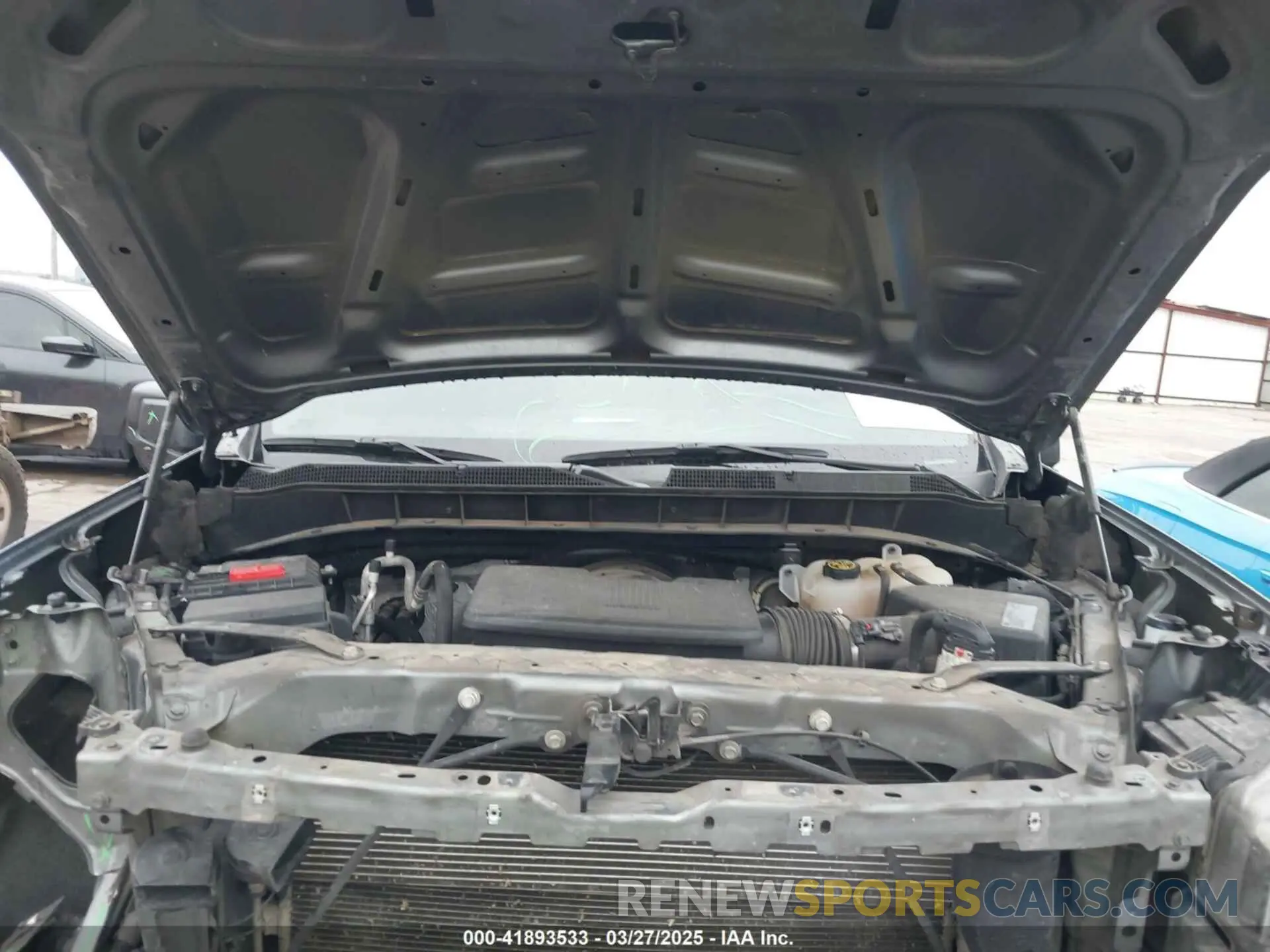 10 Photograph of a damaged car 3GCPYCEF3MG216741 CHEVROLET SILVERADO 1500 2021