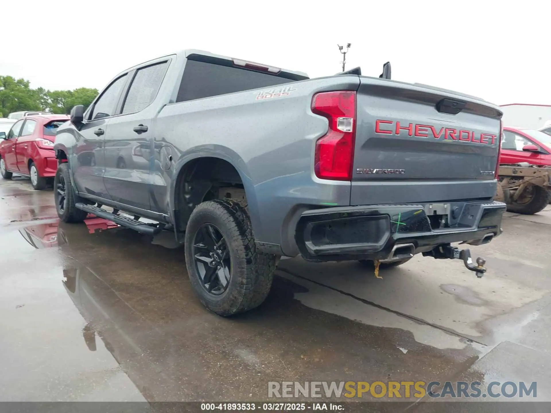3 Photograph of a damaged car 3GCPYCEF3MG216741 CHEVROLET SILVERADO 1500 2021