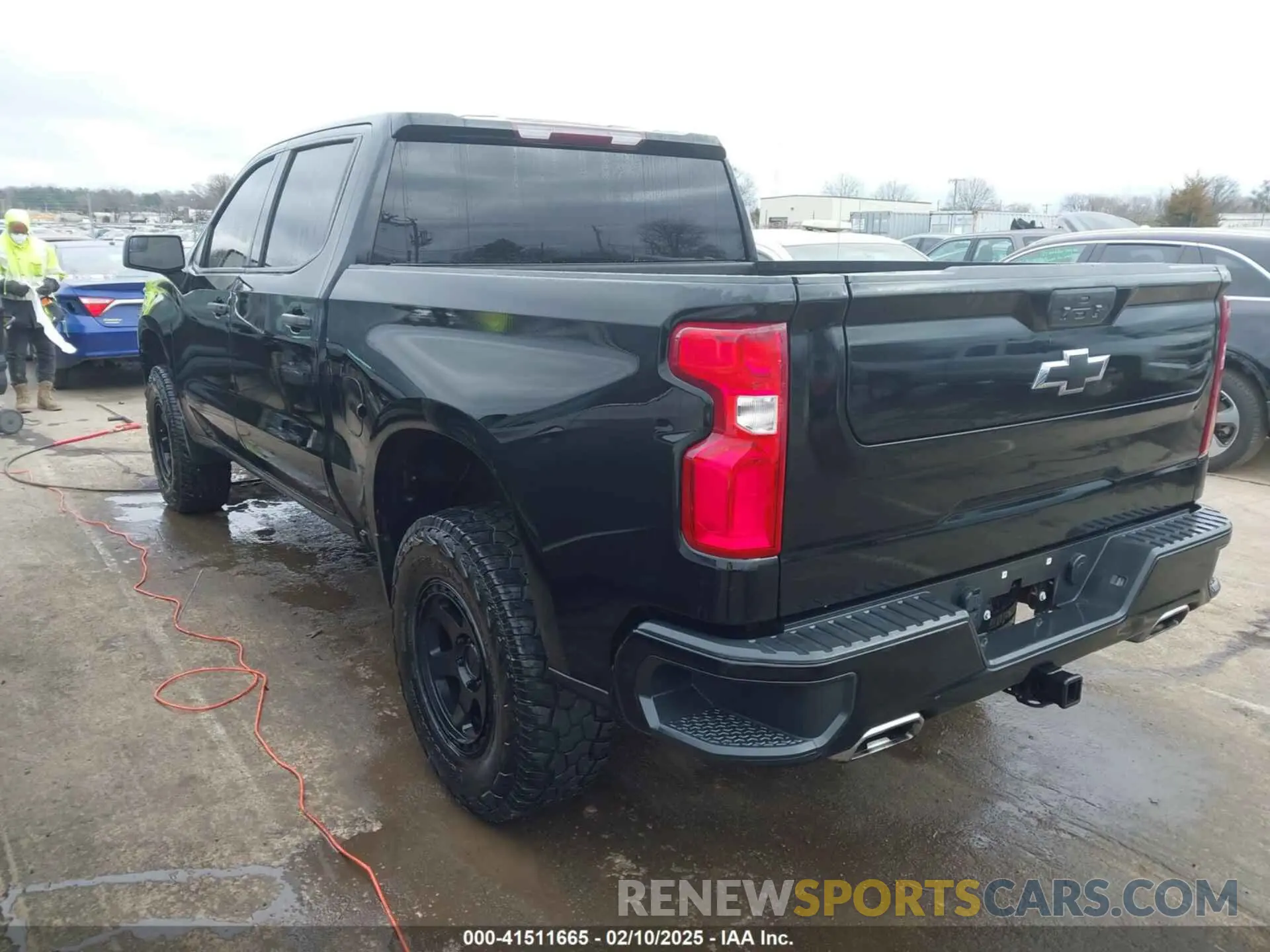 3 Photograph of a damaged car 3GCPYCEF8MG344926 CHEVROLET SILVERADO 1500 2021