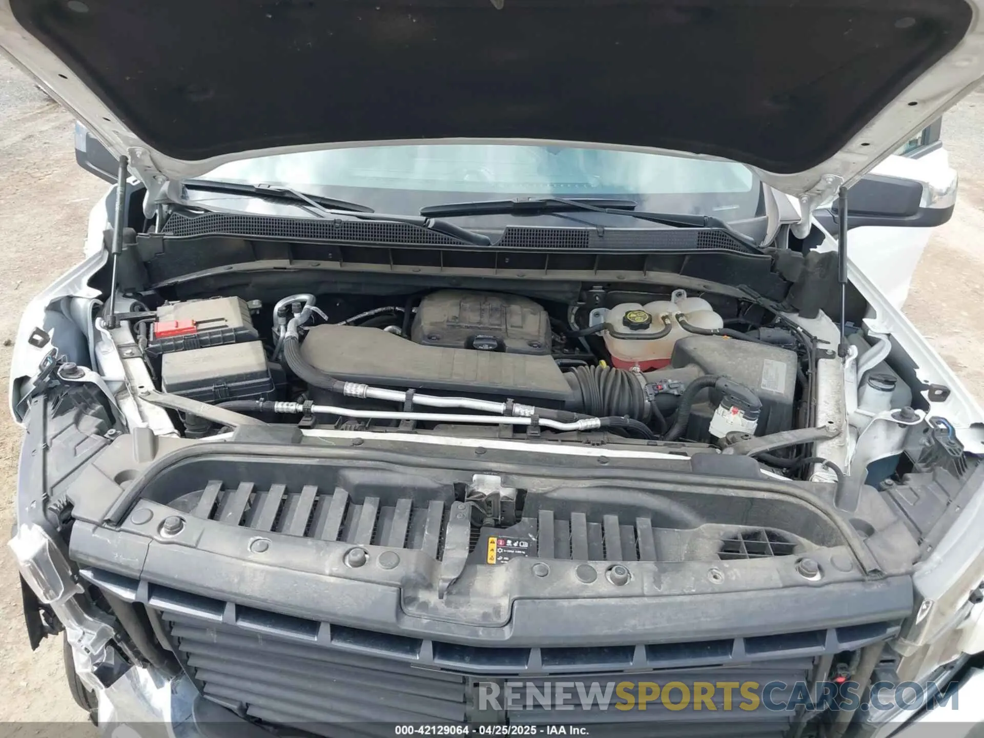10 Photograph of a damaged car 3GCPYDEK0MG411876 CHEVROLET SILVERADO 1500 2021