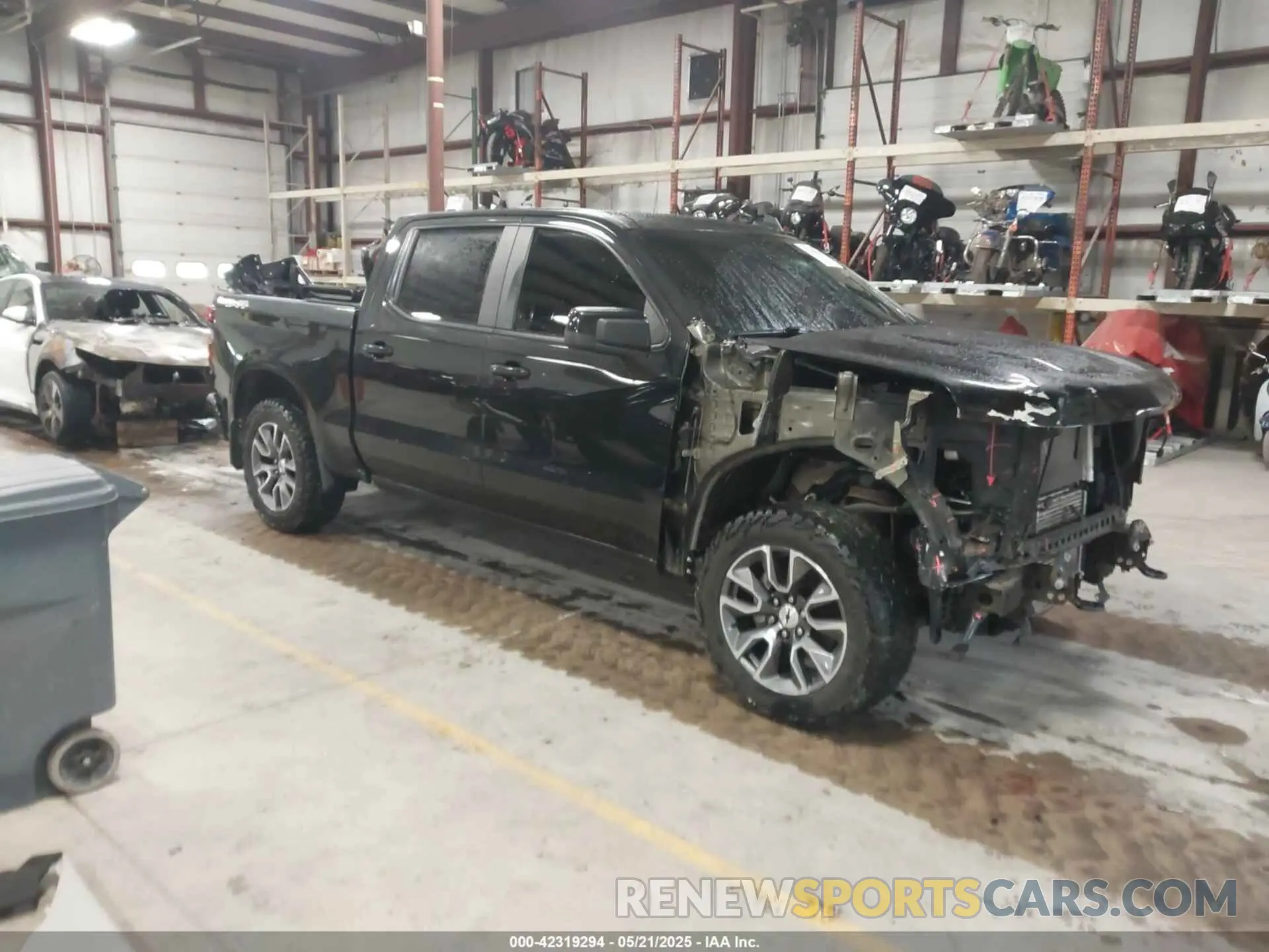 1 Photograph of a damaged car 3GCPYEEK9MG279819 CHEVROLET SILVERADO 1500 2021