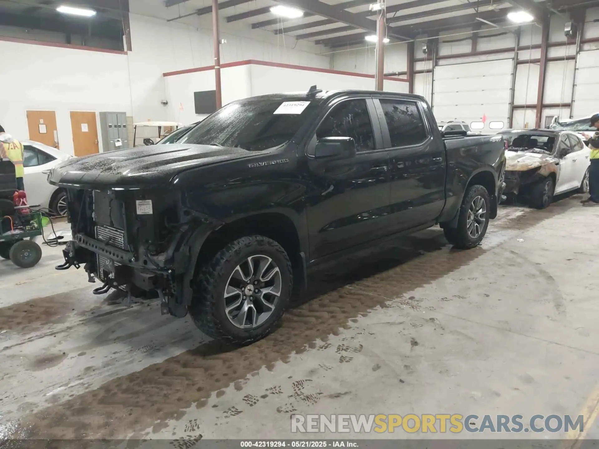 2 Photograph of a damaged car 3GCPYEEK9MG279819 CHEVROLET SILVERADO 1500 2021