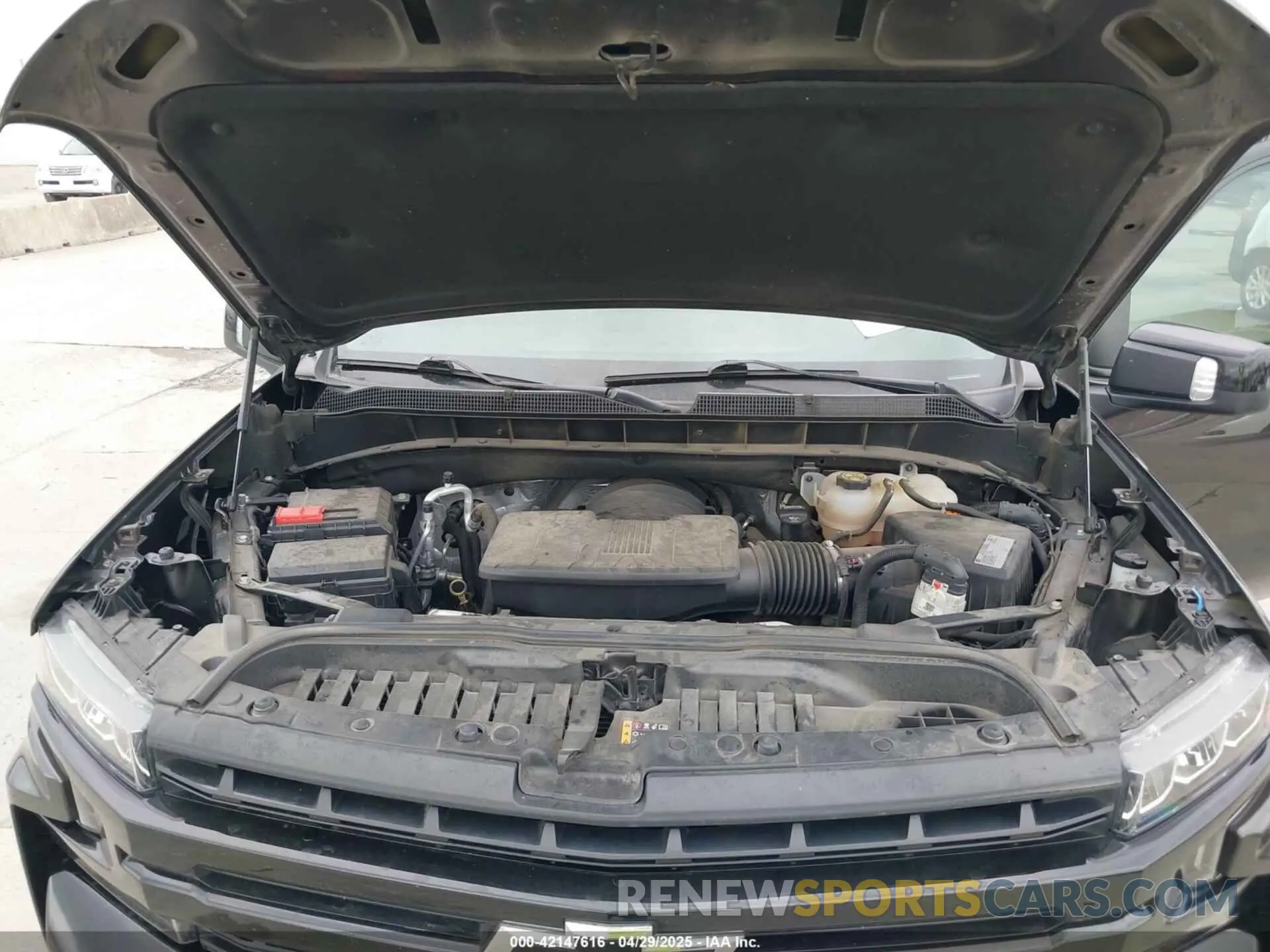 10 Photograph of a damaged car 3GCPYFED4MG354126 CHEVROLET SILVERADO 1500 2021