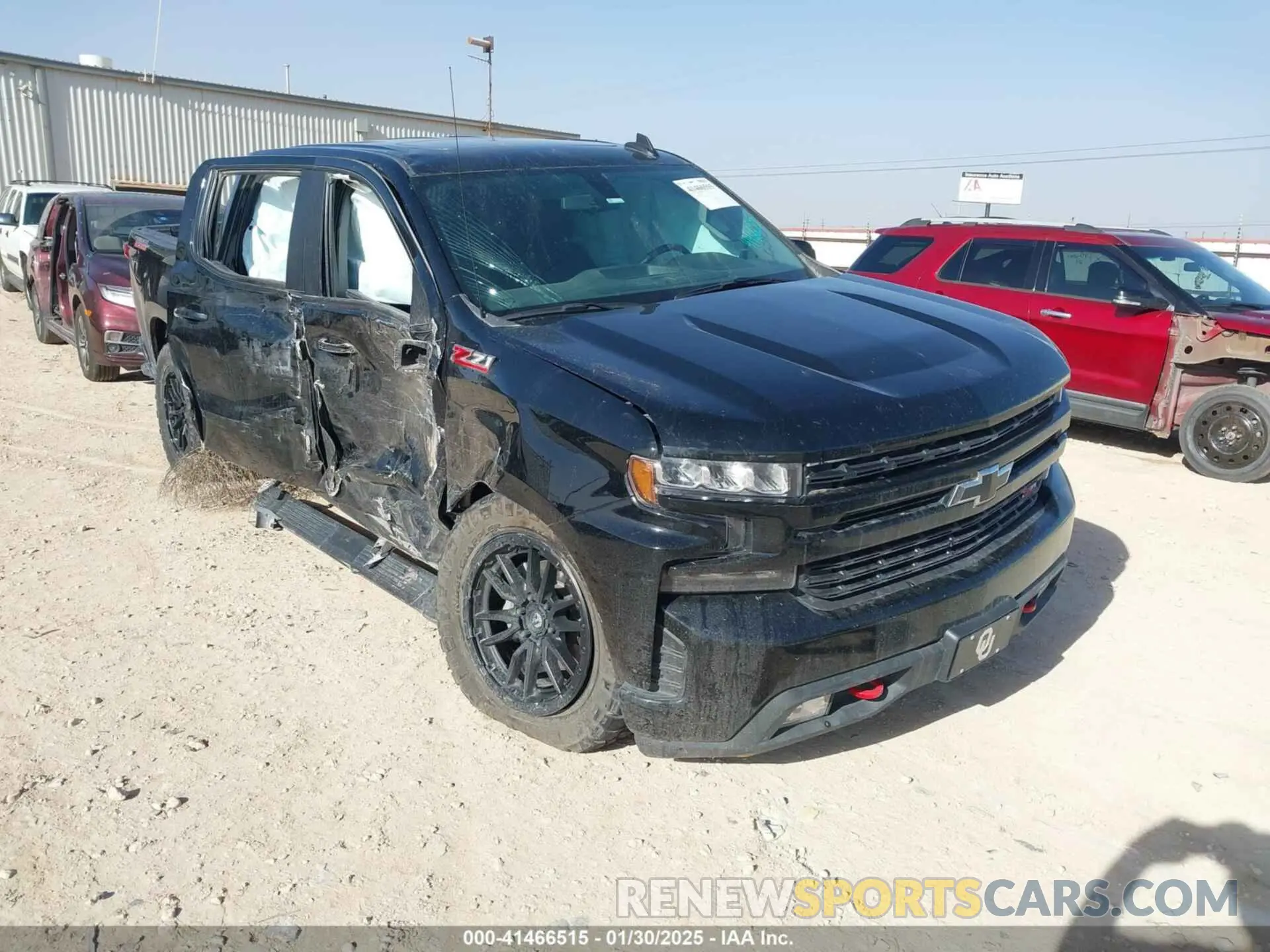 1 Photograph of a damaged car 3GCPYFED4MG473147 CHEVROLET SILVERADO 1500 2021