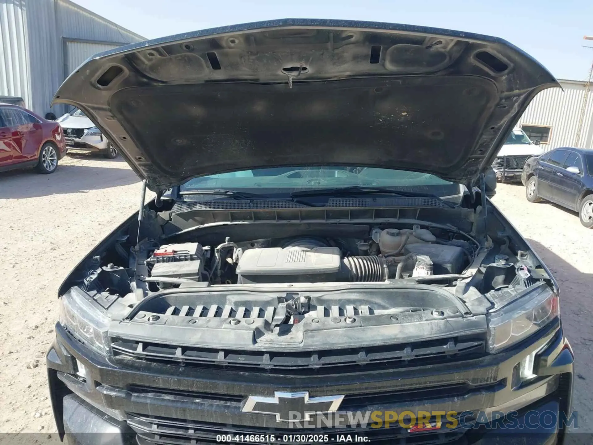 10 Photograph of a damaged car 3GCPYFED4MG473147 CHEVROLET SILVERADO 1500 2021
