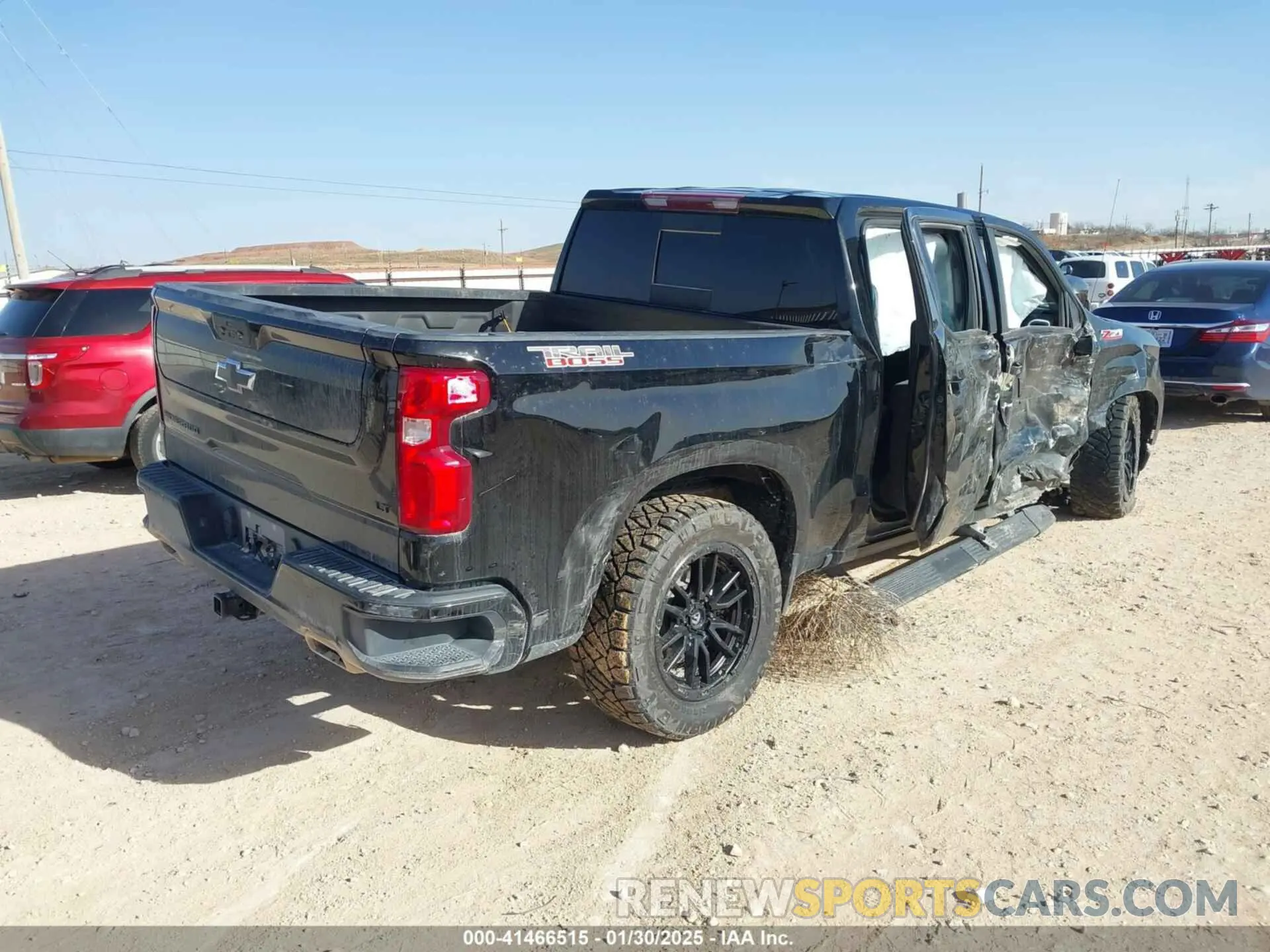 4 Photograph of a damaged car 3GCPYFED4MG473147 CHEVROLET SILVERADO 1500 2021