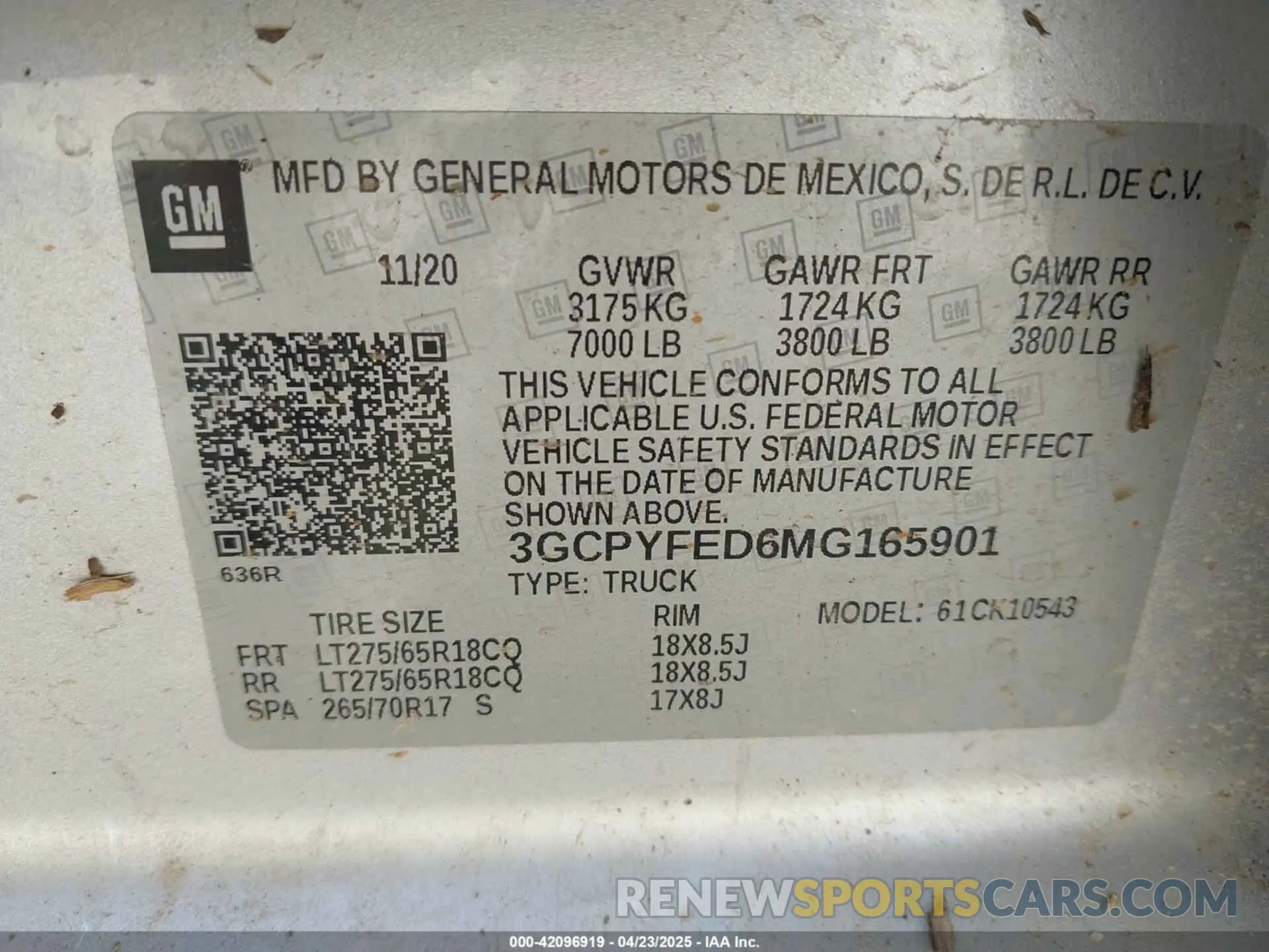 9 Photograph of a damaged car 3GCPYFED6MG165901 CHEVROLET SILVERADO 1500 2021