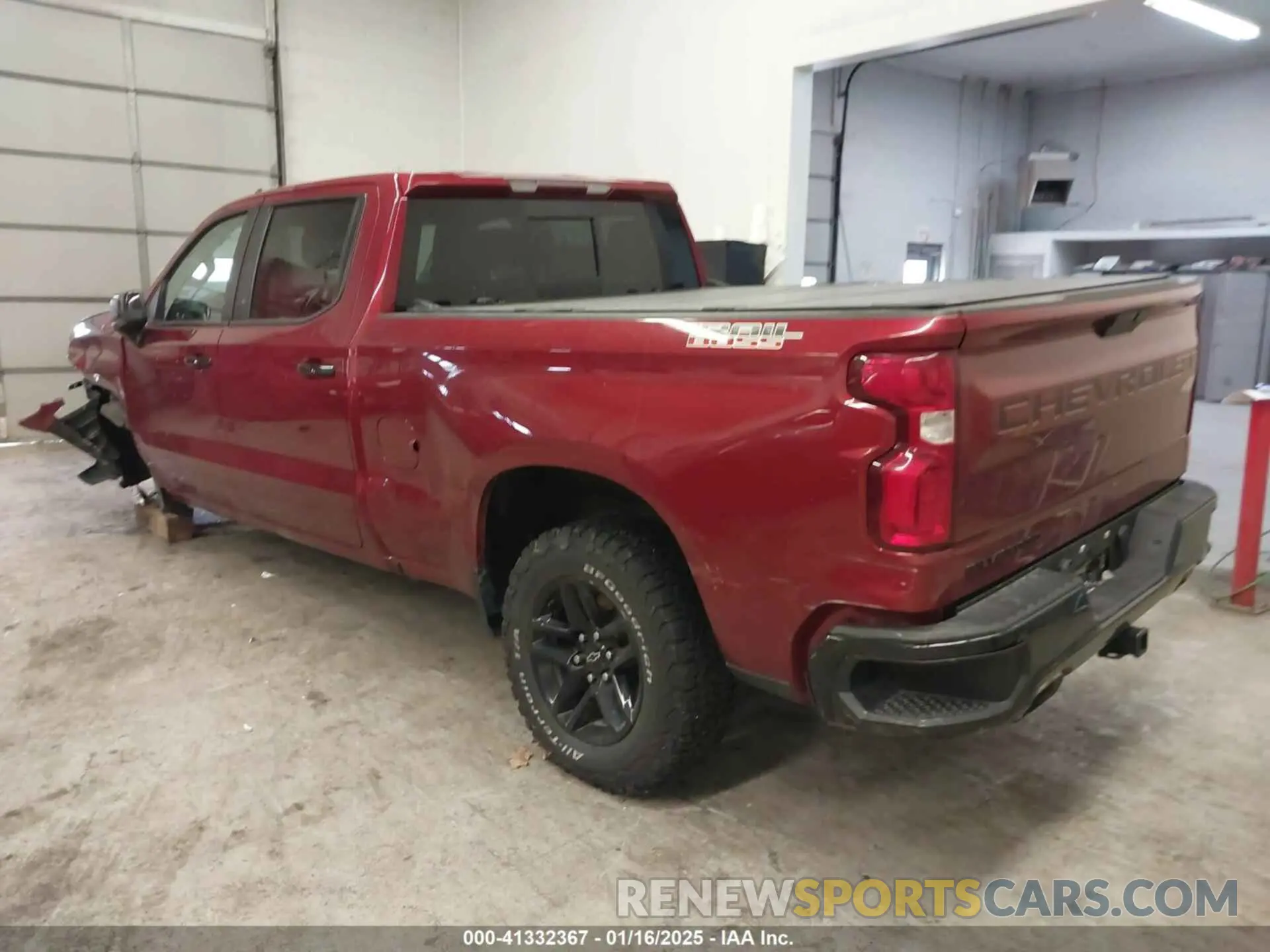 3 Photograph of a damaged car 3GCPYFED6MG252097 CHEVROLET SILVERADO 1500 2021