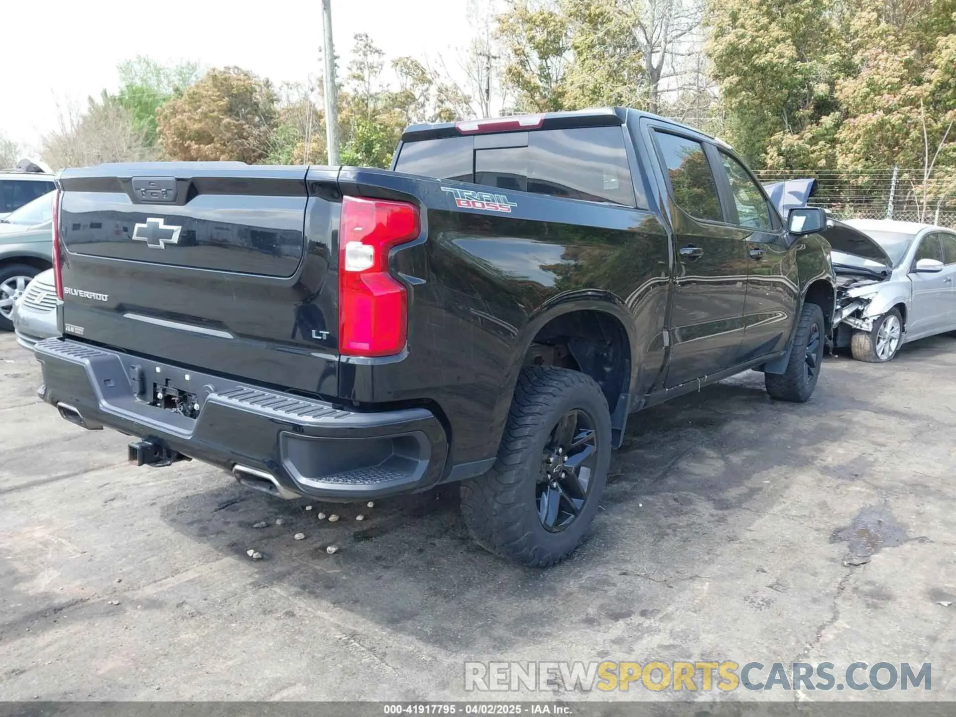4 Photograph of a damaged car 3GCPYFED6MG365063 CHEVROLET SILVERADO 1500 2021