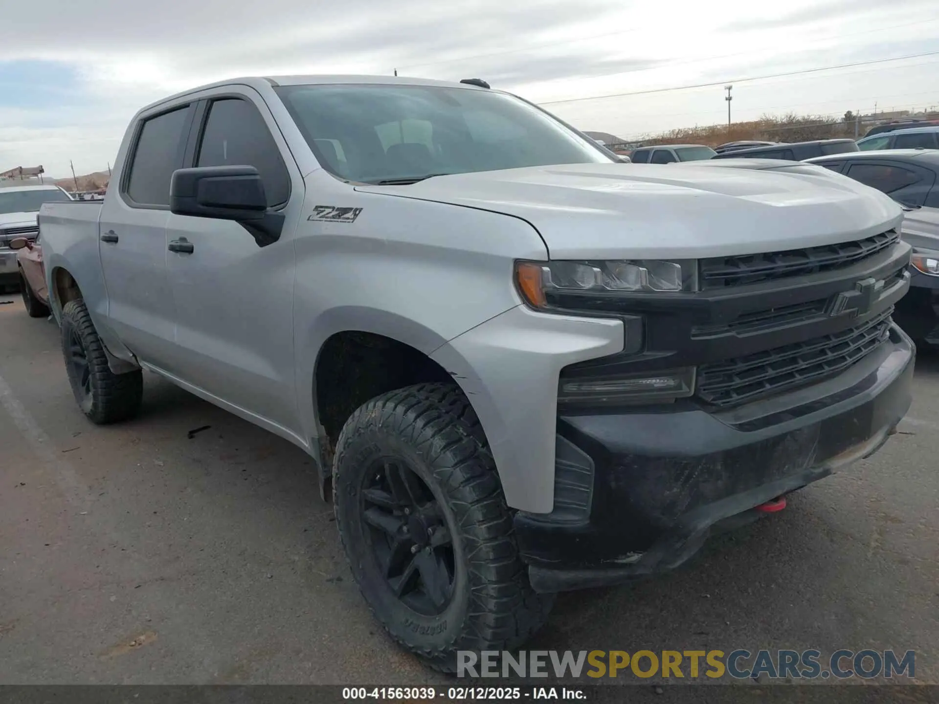 1 Photograph of a damaged car 3GCPYFED7MG468427 CHEVROLET SILVERADO 1500 2021