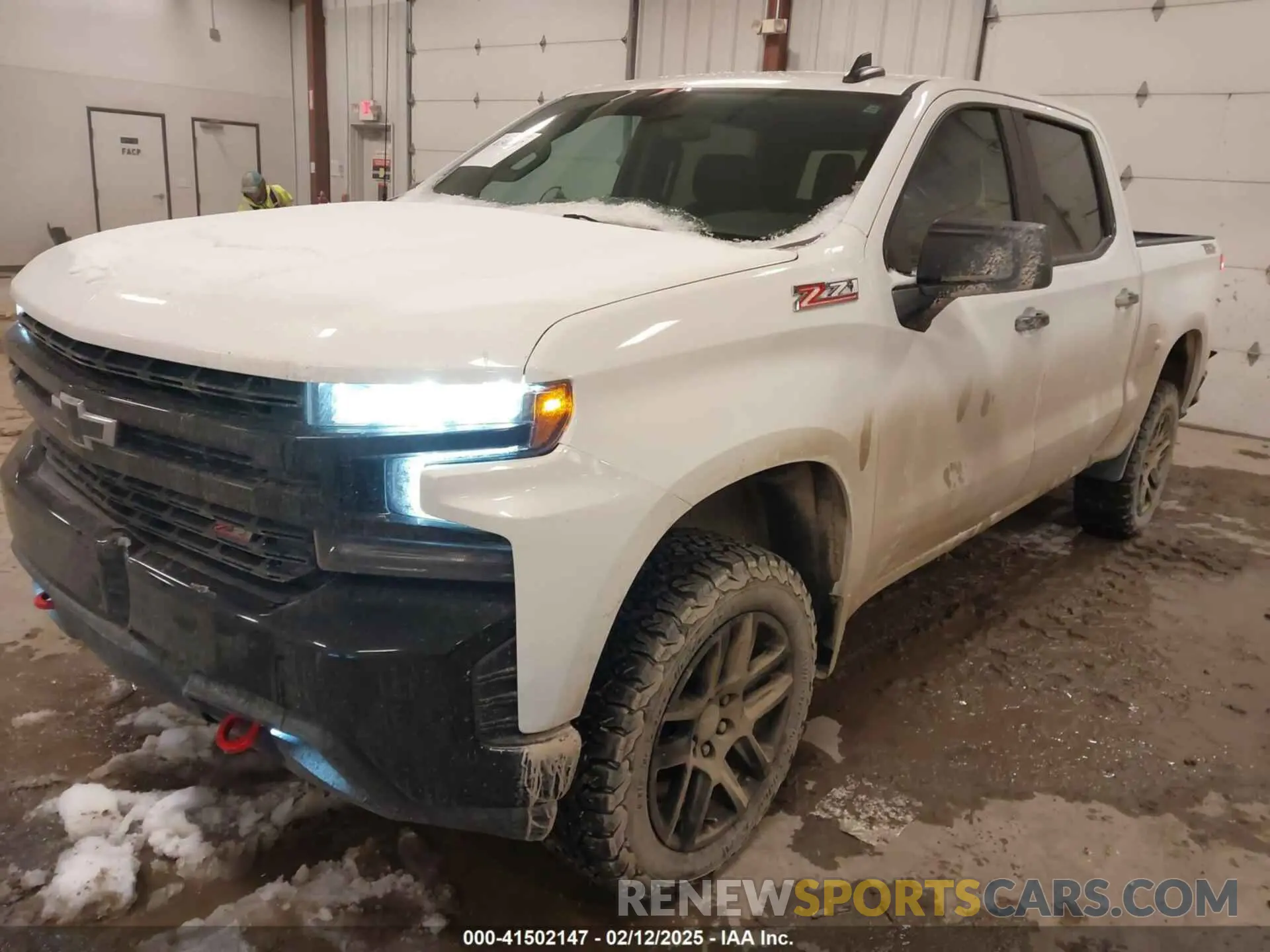 2 Photograph of a damaged car 3GCPYFED9MG231471 CHEVROLET SILVERADO 1500 2021