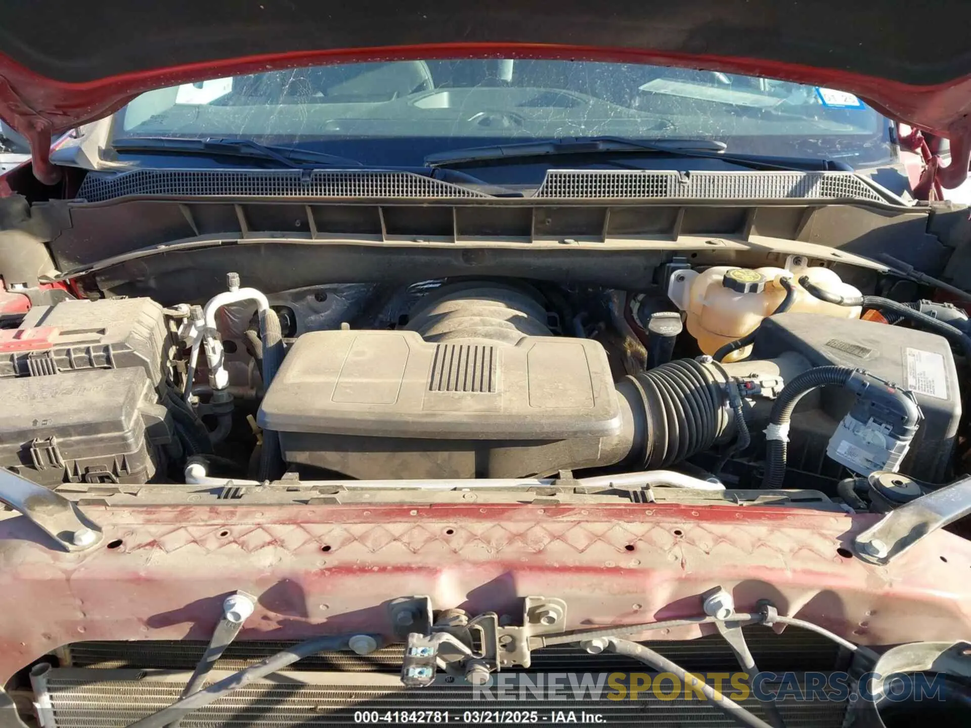 10 Photograph of a damaged car 3GCPYFEL0MG154044 CHEVROLET SILVERADO 1500 2021