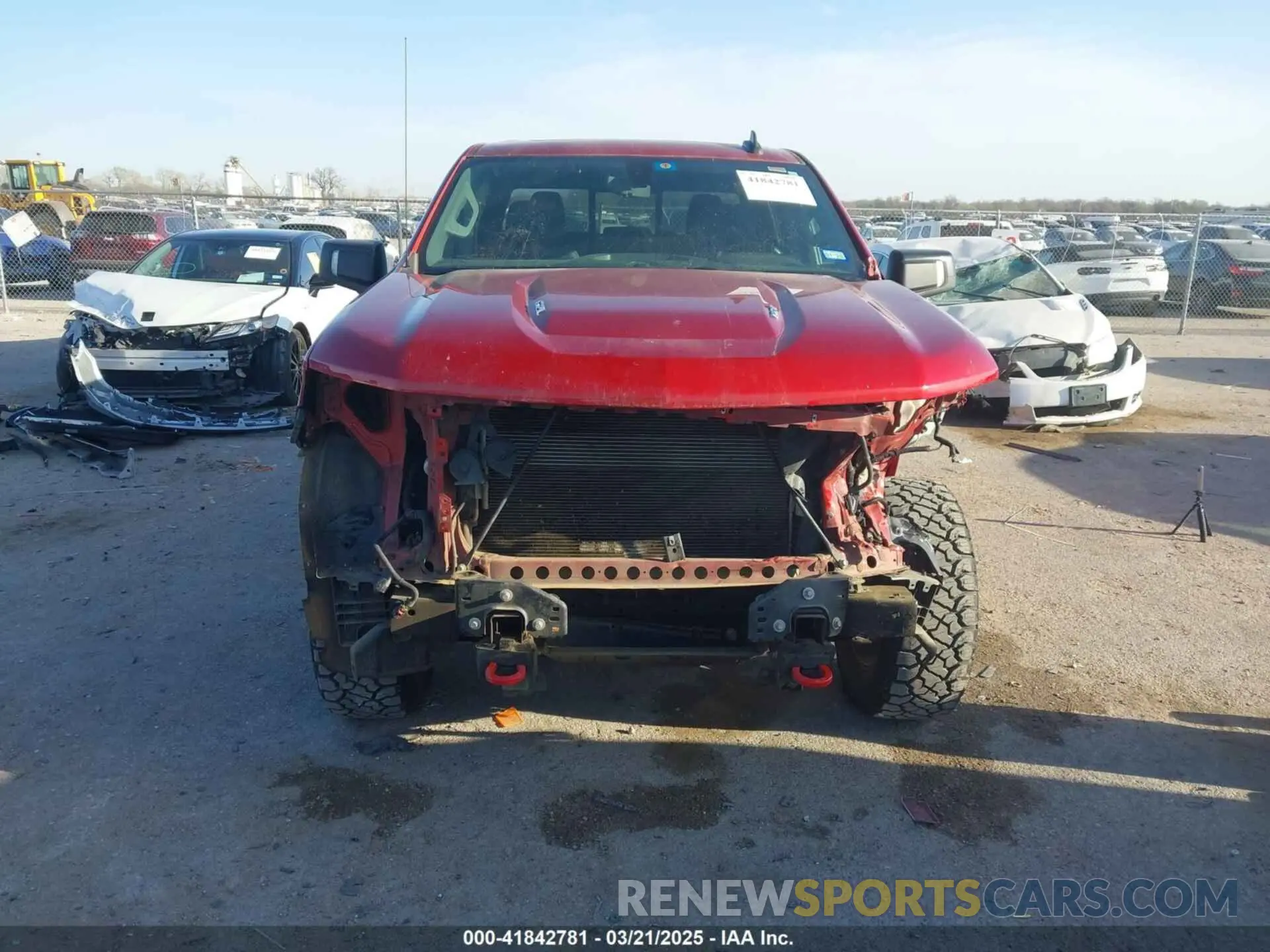12 Photograph of a damaged car 3GCPYFEL0MG154044 CHEVROLET SILVERADO 1500 2021