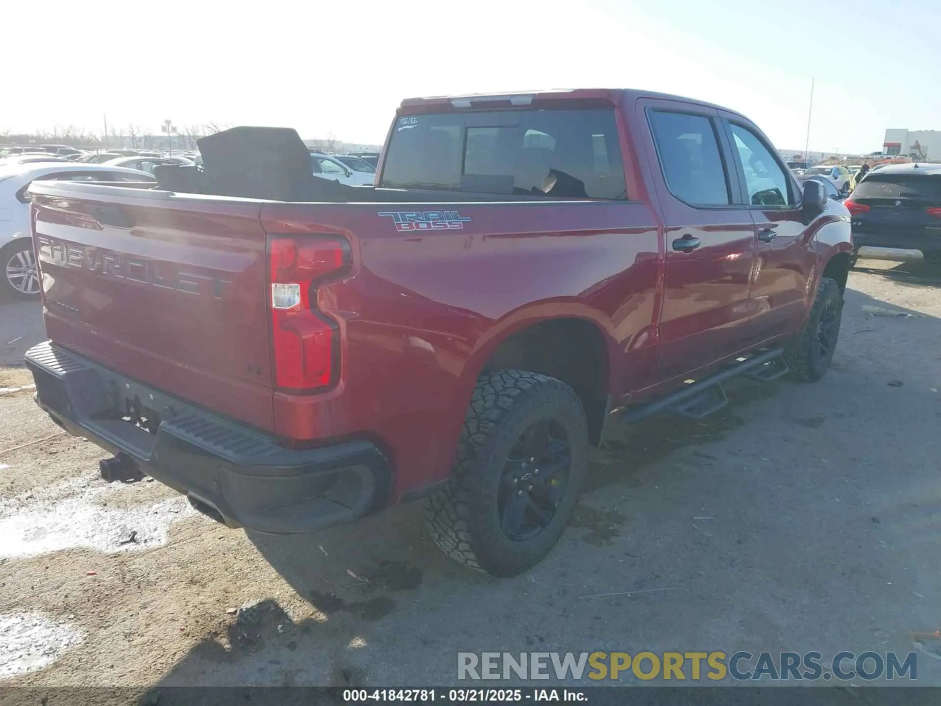 4 Photograph of a damaged car 3GCPYFEL0MG154044 CHEVROLET SILVERADO 1500 2021