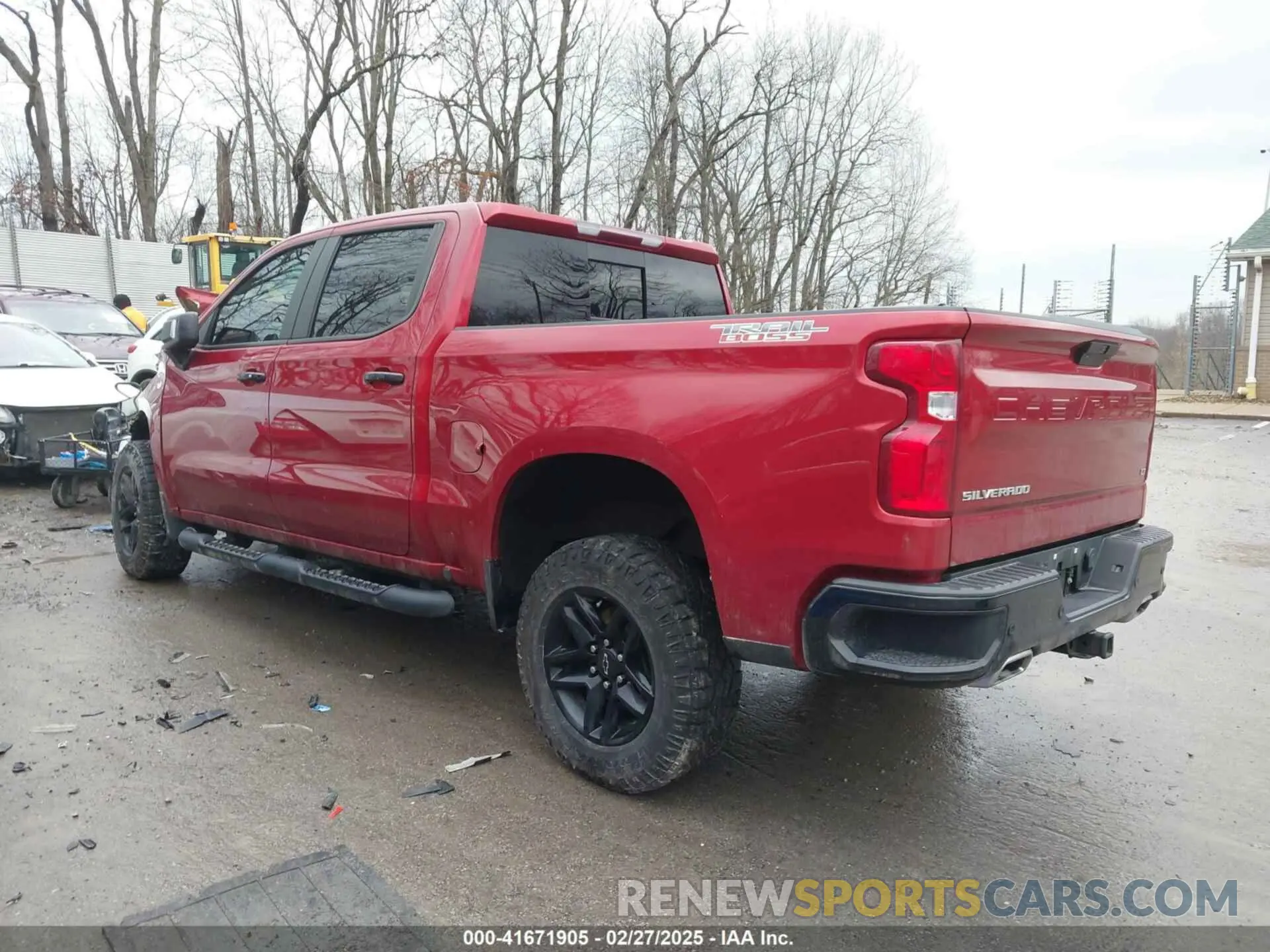 3 Photograph of a damaged car 3GCPYFEL0MG161771 CHEVROLET SILVERADO 1500 2021