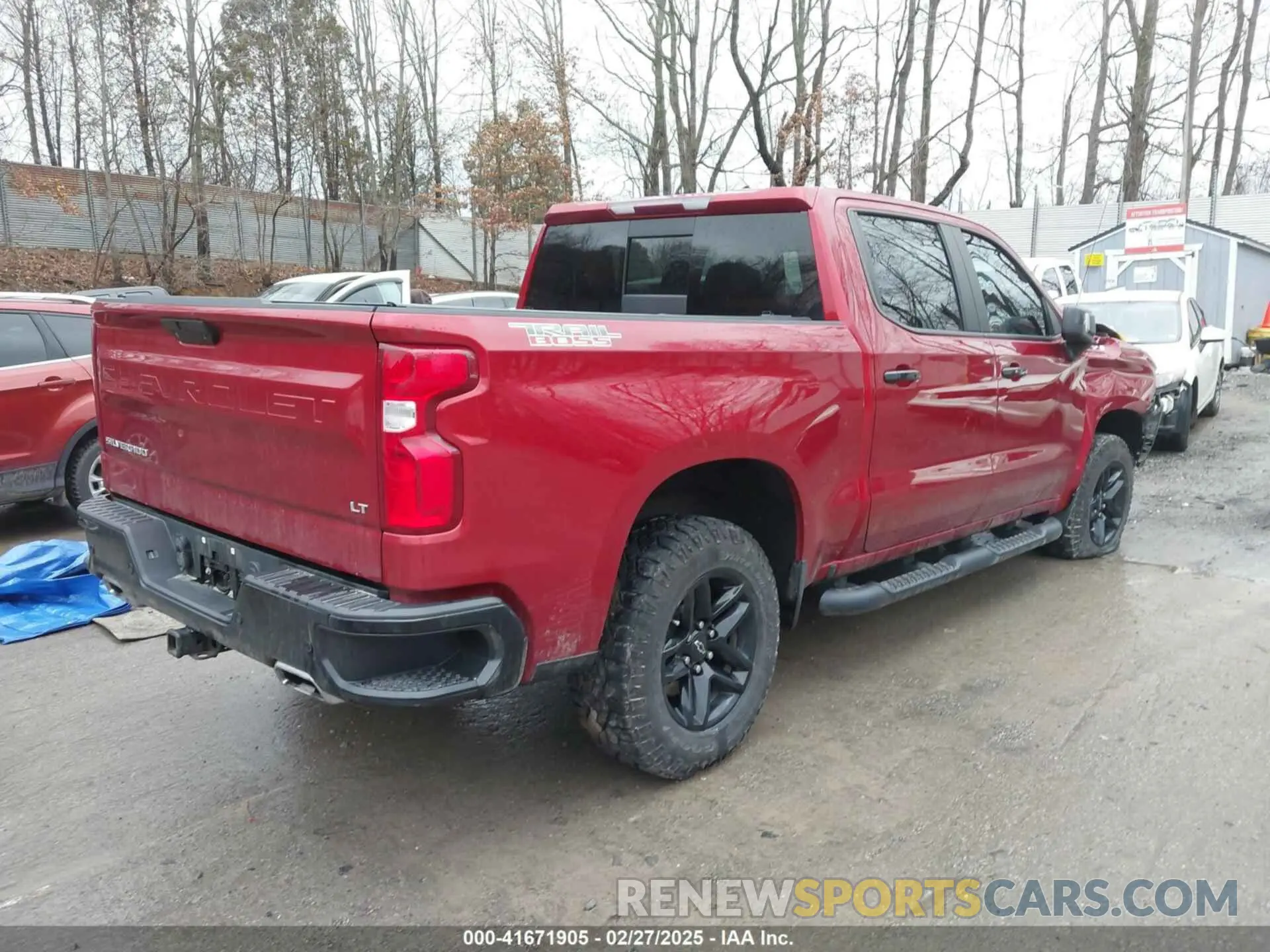 4 Photograph of a damaged car 3GCPYFEL0MG161771 CHEVROLET SILVERADO 1500 2021