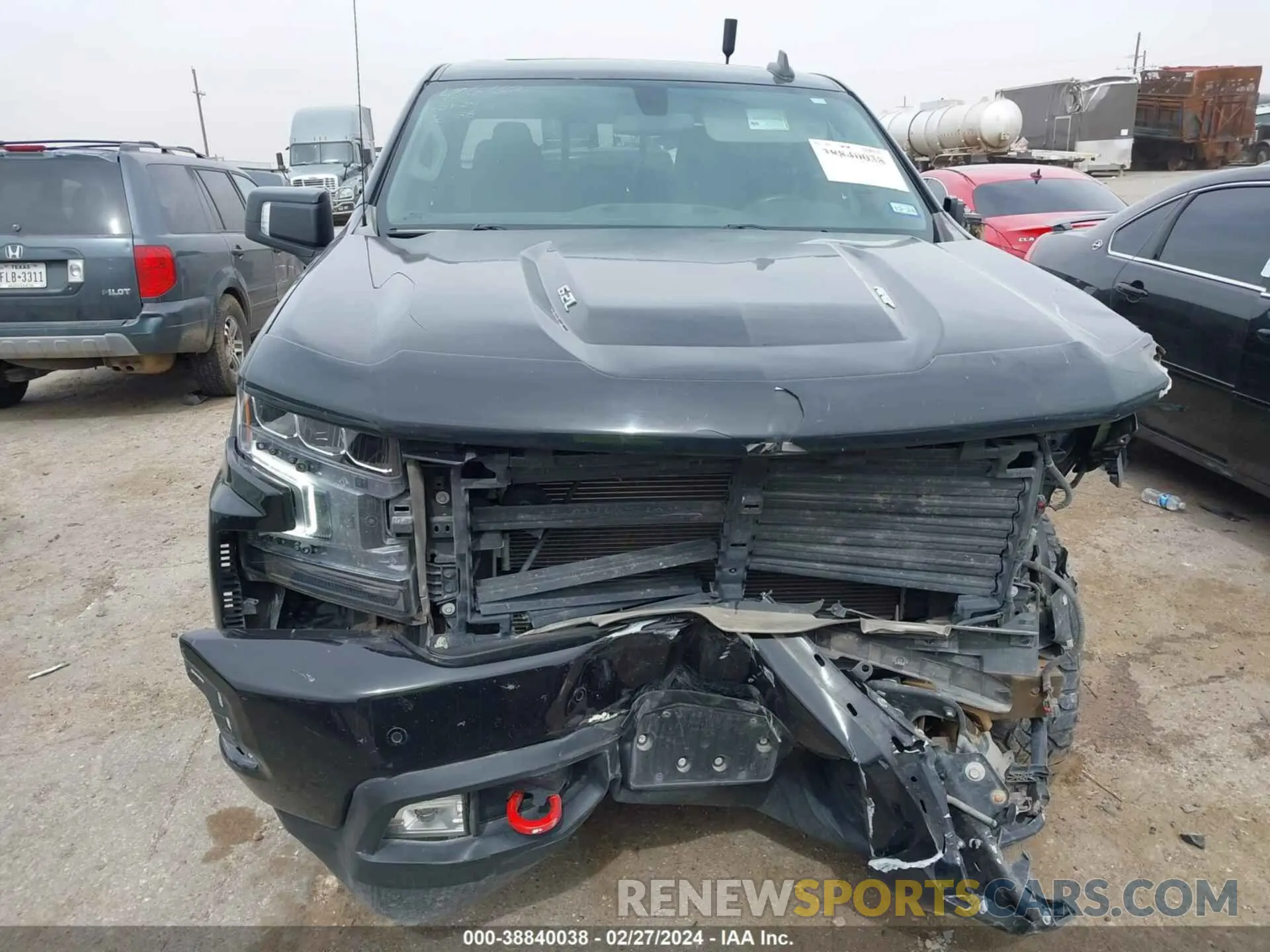 12 Photograph of a damaged car 3GCPYFEL0MG173340 CHEVROLET SILVERADO 1500 2021
