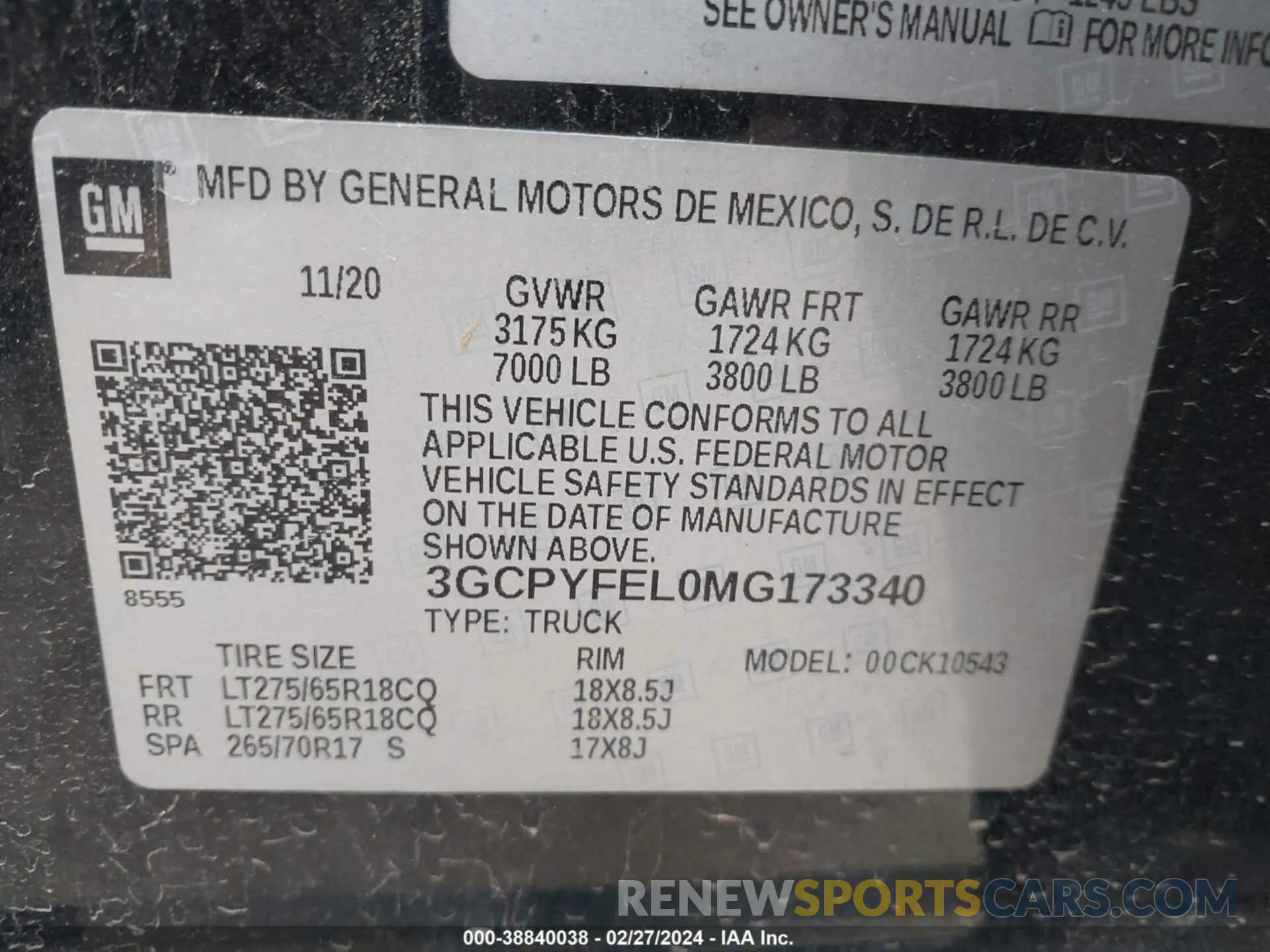 9 Photograph of a damaged car 3GCPYFEL0MG173340 CHEVROLET SILVERADO 1500 2021