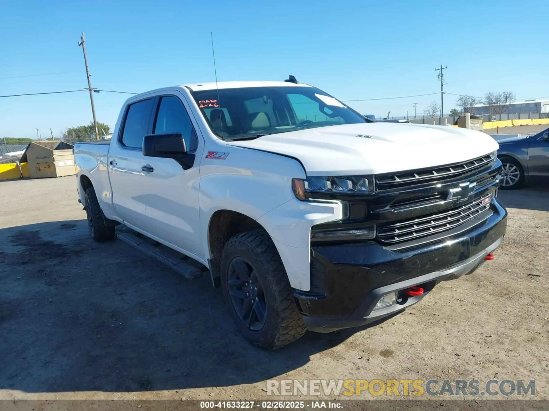 1 Photograph of a damaged car 3GCPYFEL2MG137178 CHEVROLET SILVERADO 1500 2021