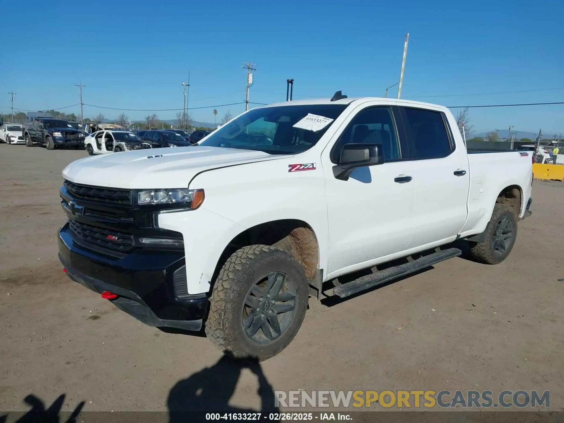 2 Photograph of a damaged car 3GCPYFEL2MG137178 CHEVROLET SILVERADO 1500 2021