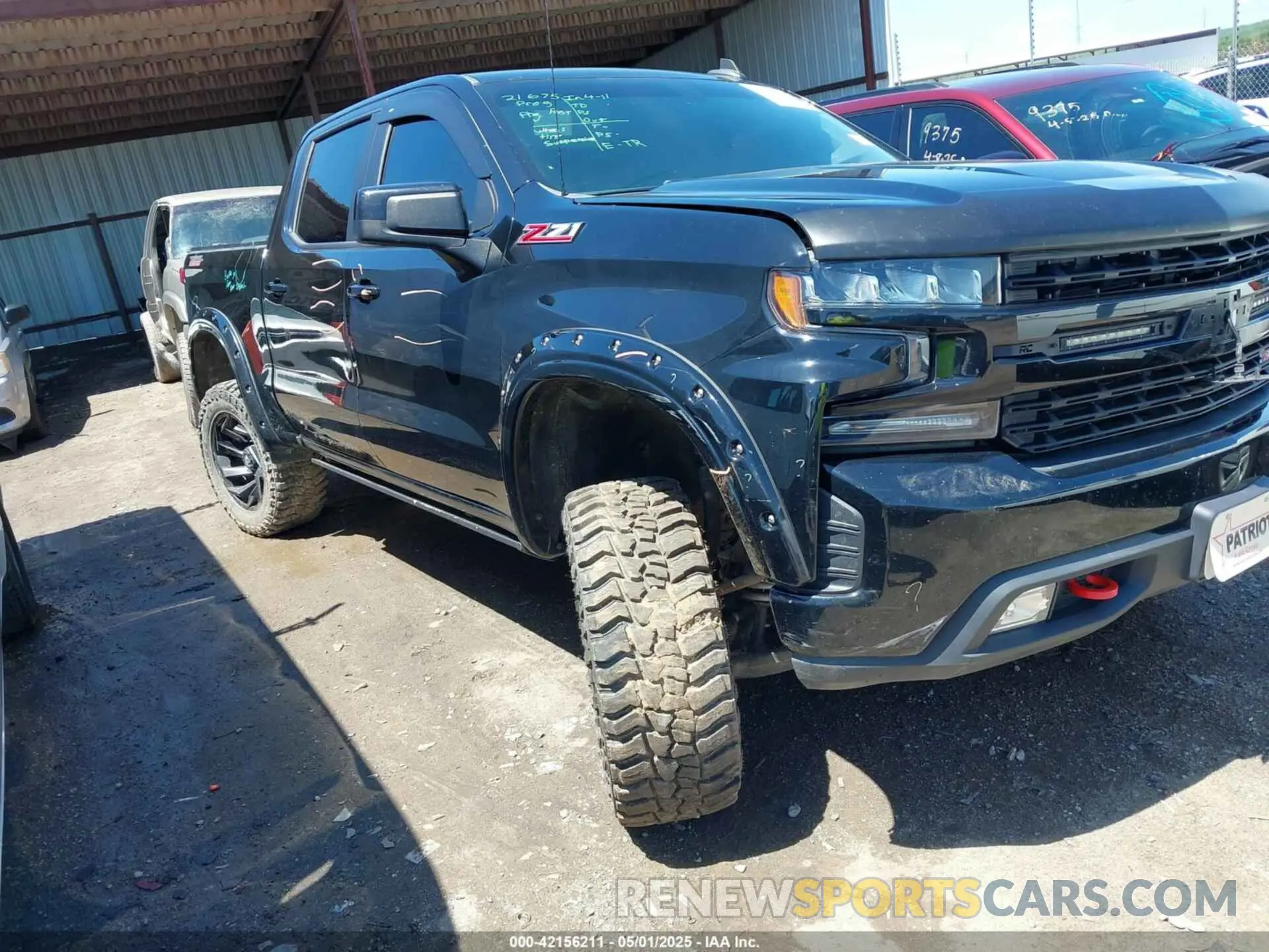 1 Photograph of a damaged car 3GCPYFEL2MG223896 CHEVROLET SILVERADO 1500 2021