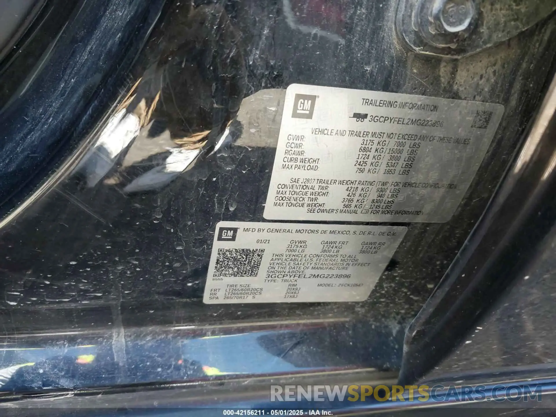 9 Photograph of a damaged car 3GCPYFEL2MG223896 CHEVROLET SILVERADO 1500 2021