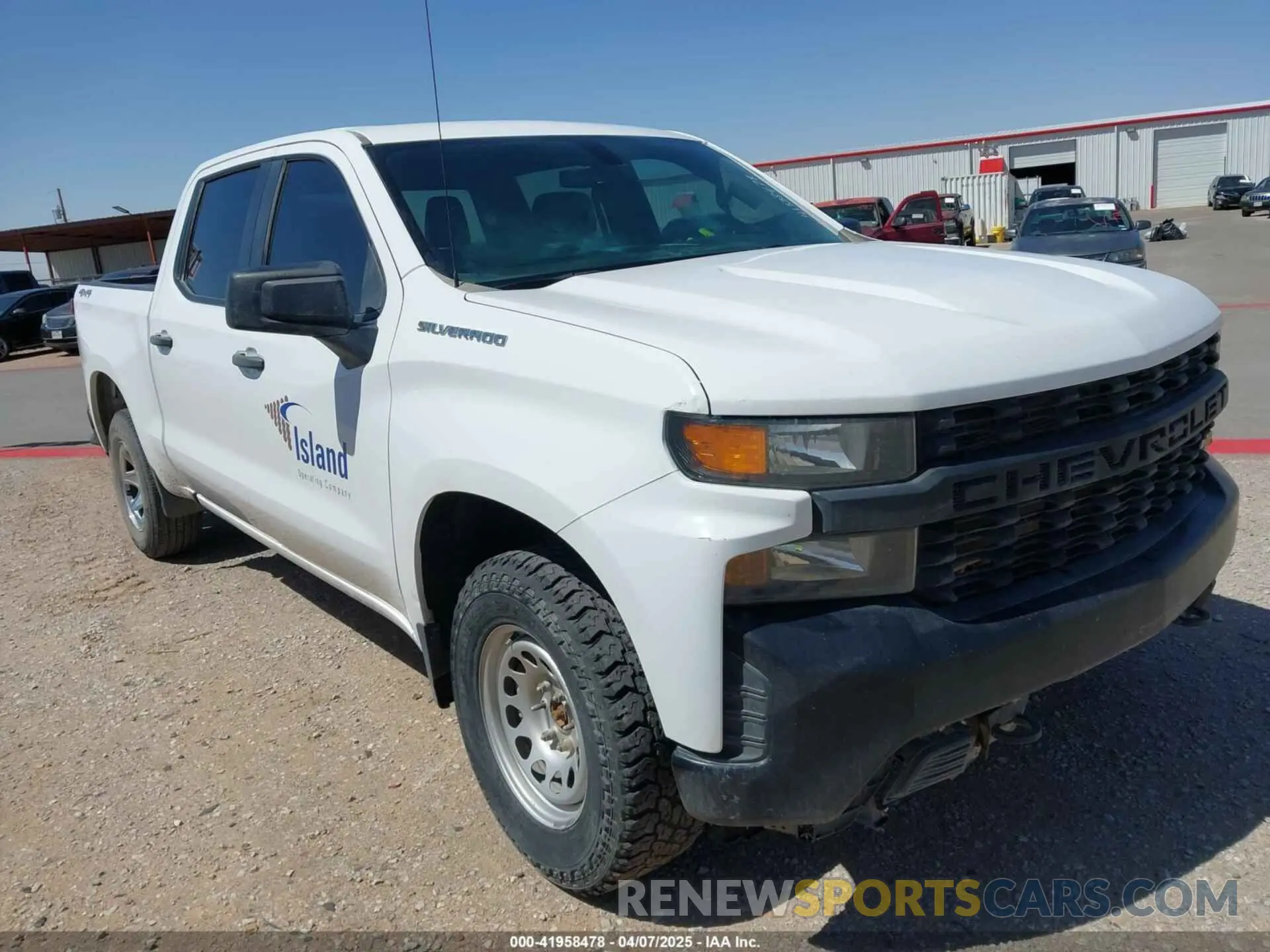 1 Photograph of a damaged car 3GCUYAEF2MG244456 CHEVROLET SILVERADO 1500 2021