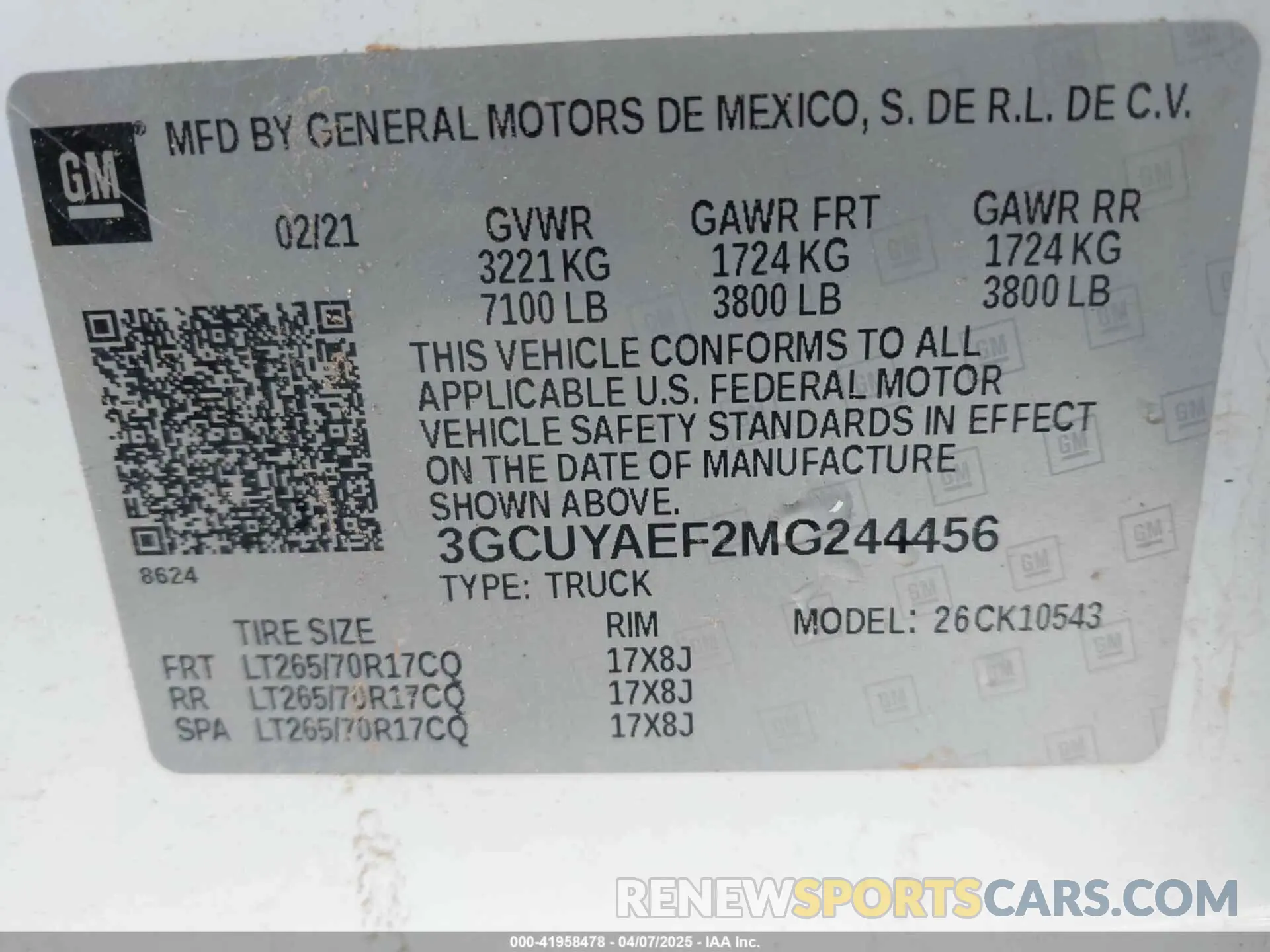 9 Photograph of a damaged car 3GCUYAEF2MG244456 CHEVROLET SILVERADO 1500 2021