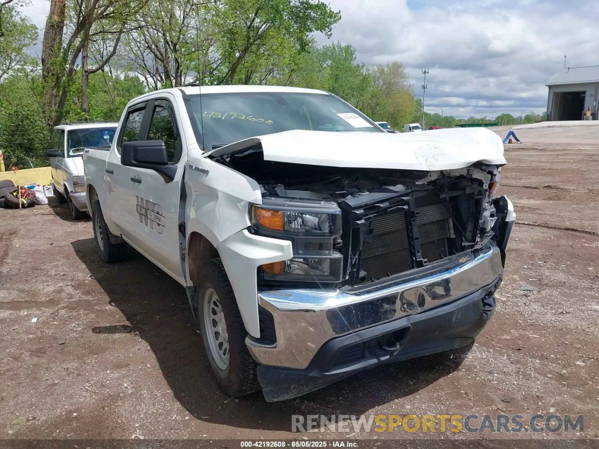 1 Photograph of a damaged car 3GCUYAEF7MG148371 CHEVROLET SILVERADO 1500 2021