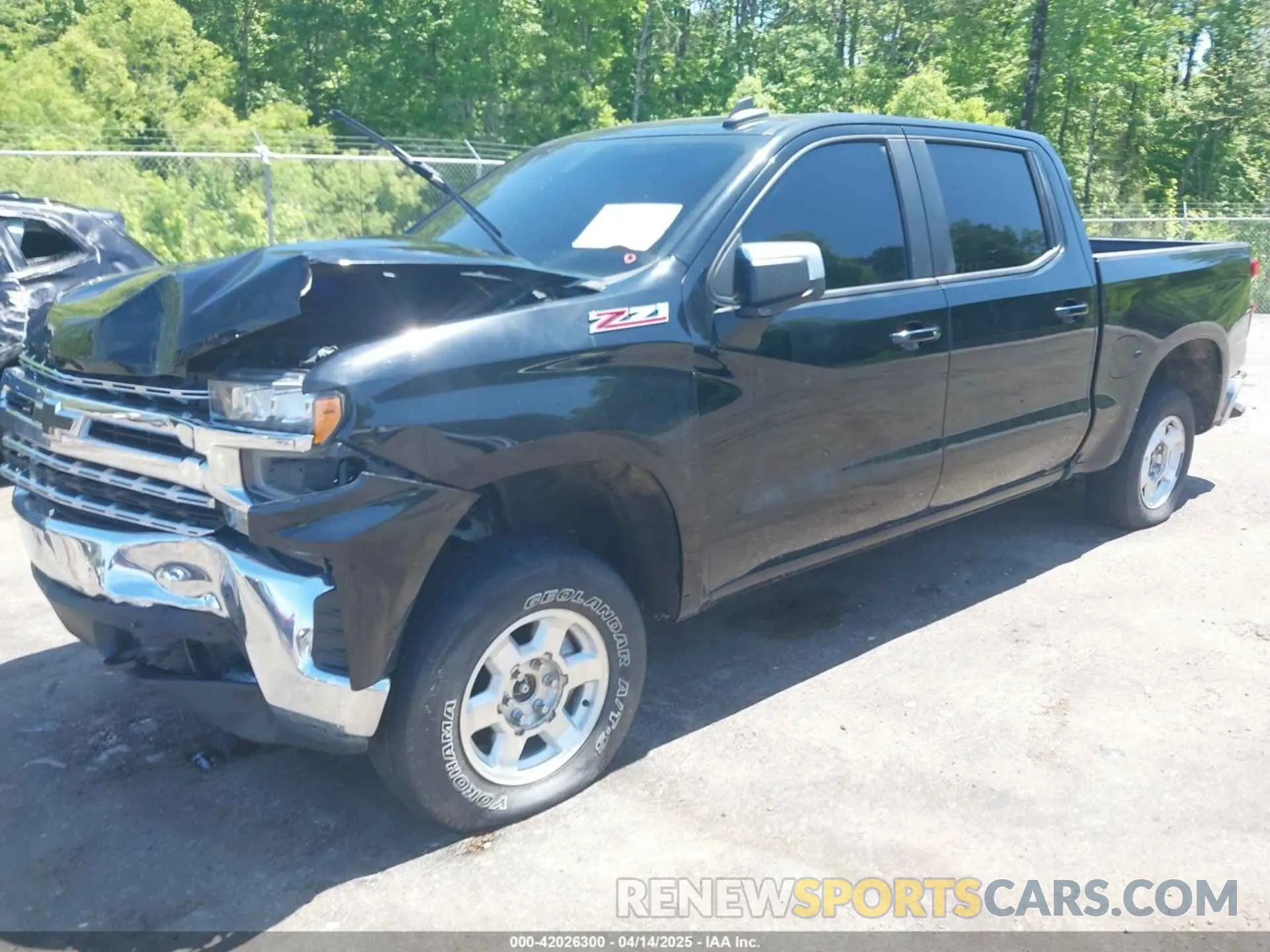 2 Photograph of a damaged car 3GCUYDED2MG106982 CHEVROLET SILVERADO 1500 2021