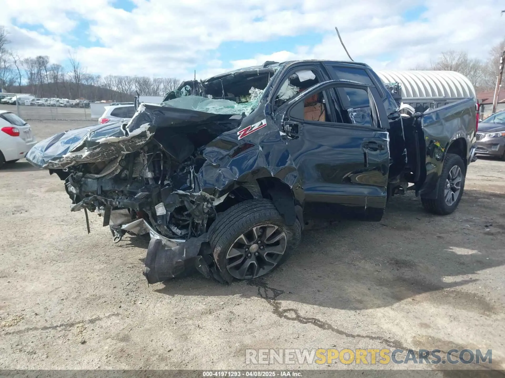 2 Photograph of a damaged car 3GCUYDED2MG216172 CHEVROLET SILVERADO 1500 2021