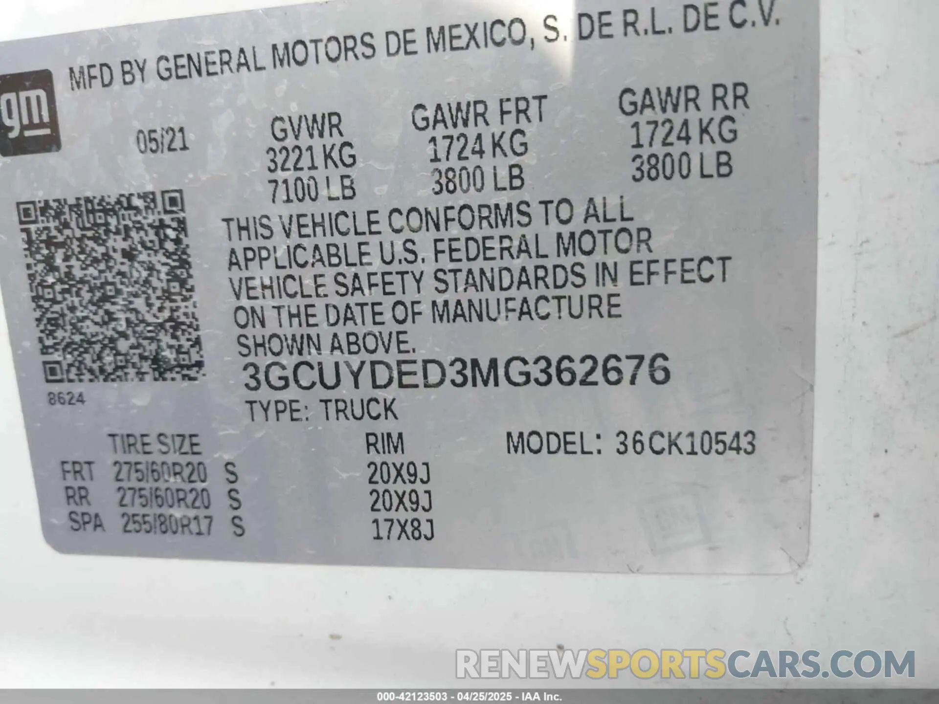 9 Photograph of a damaged car 3GCUYDED3MG362676 CHEVROLET SILVERADO 1500 2021