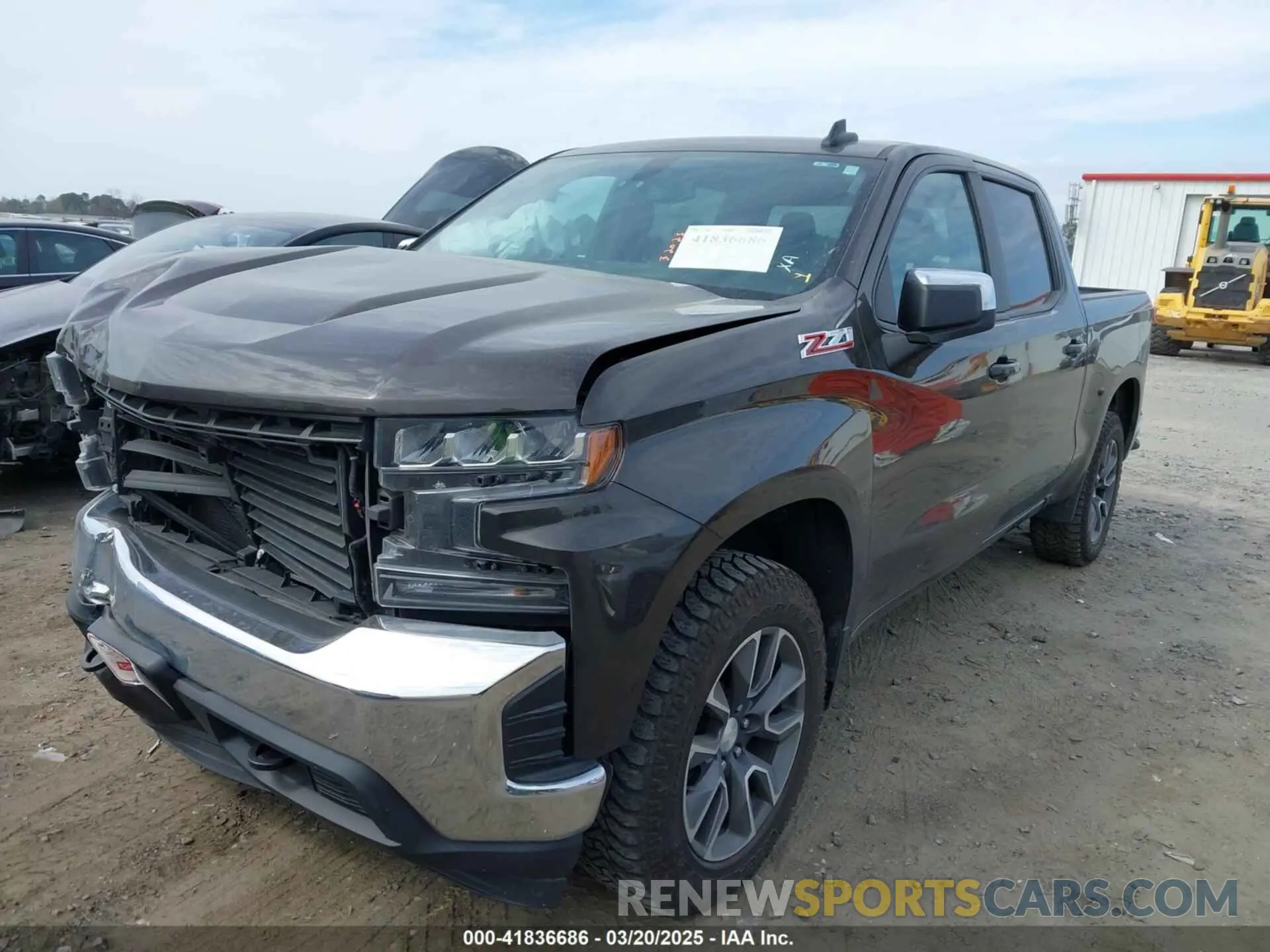 2 Photograph of a damaged car 3GCUYDED7MG426301 CHEVROLET SILVERADO 1500 2021