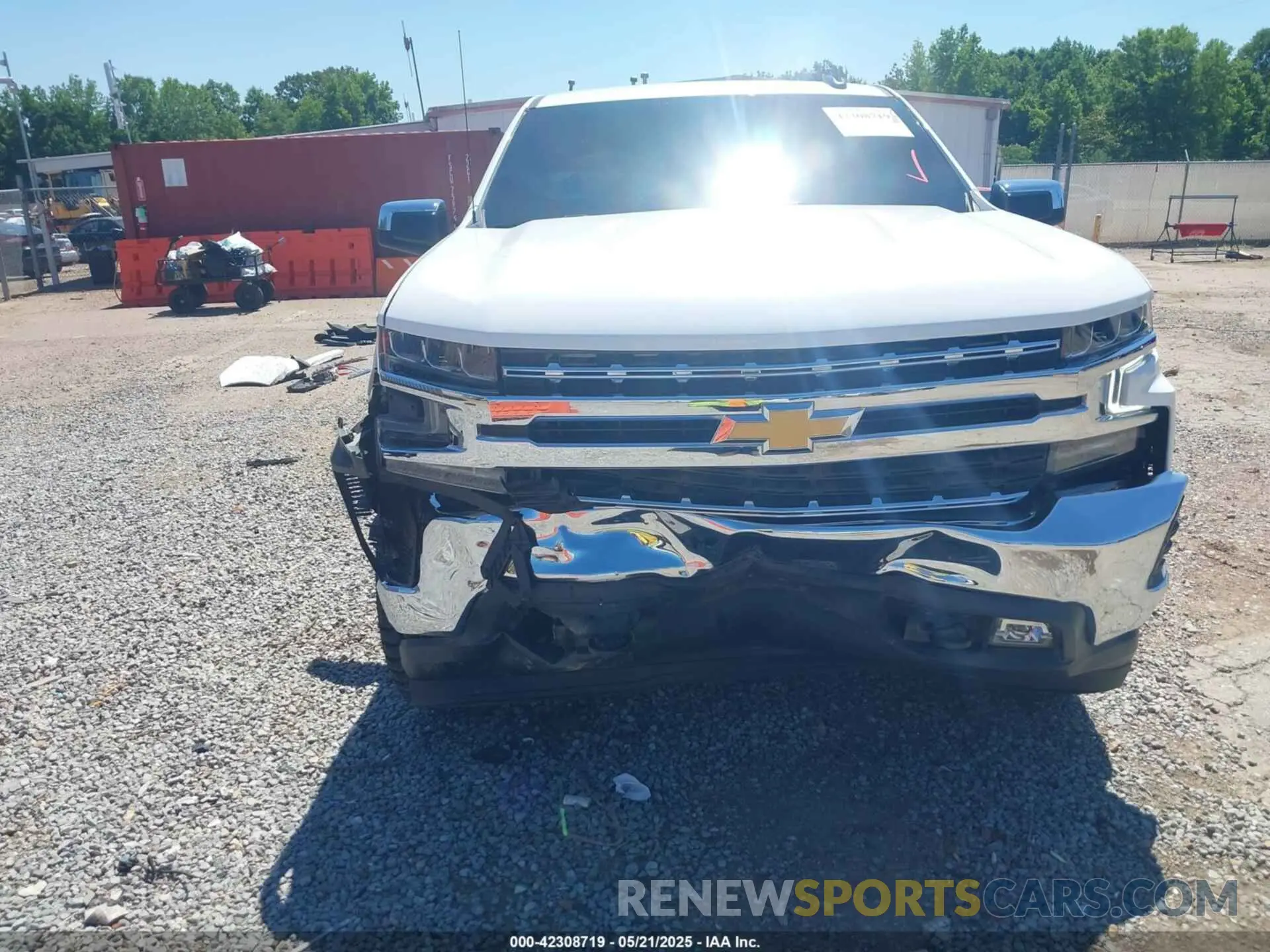 6 Photograph of a damaged car 3GCUYDED8MG250682 CHEVROLET SILVERADO 1500 2021