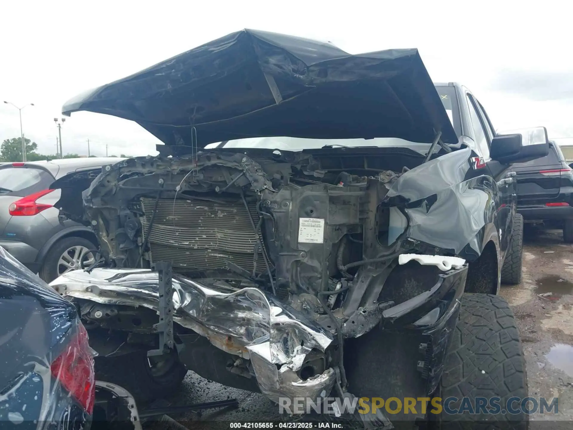 6 Photograph of a damaged car 3GCUYDED8MG441020 CHEVROLET SILVERADO 1500 2021