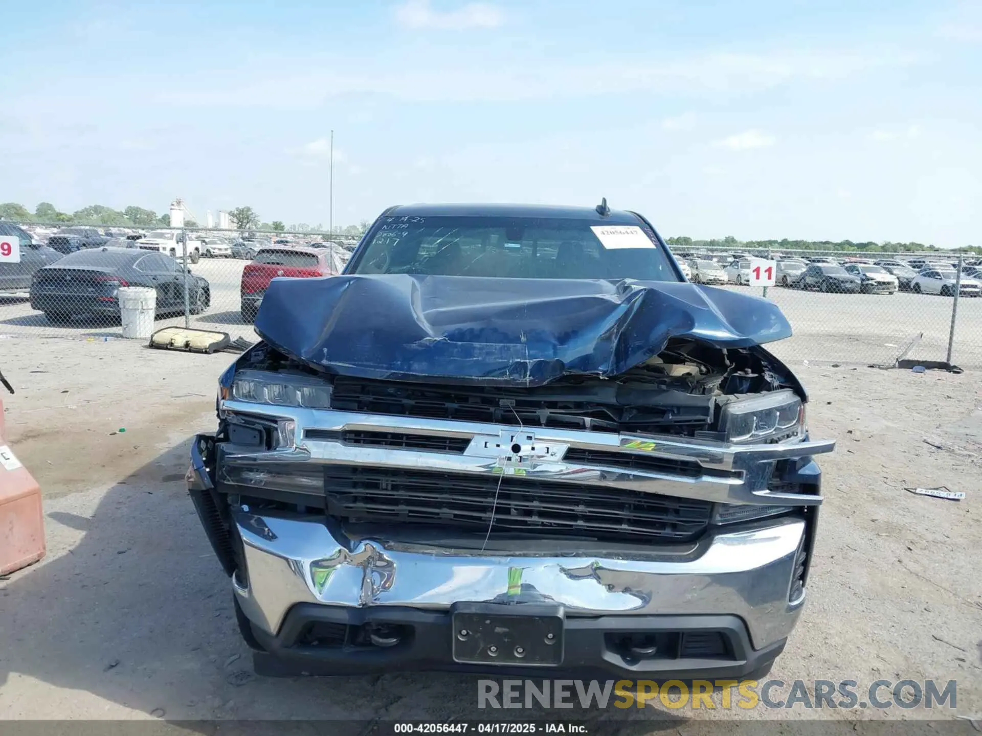 6 Photograph of a damaged car 3GCUYDEDXMG111217 CHEVROLET SILVERADO 1500 2021
