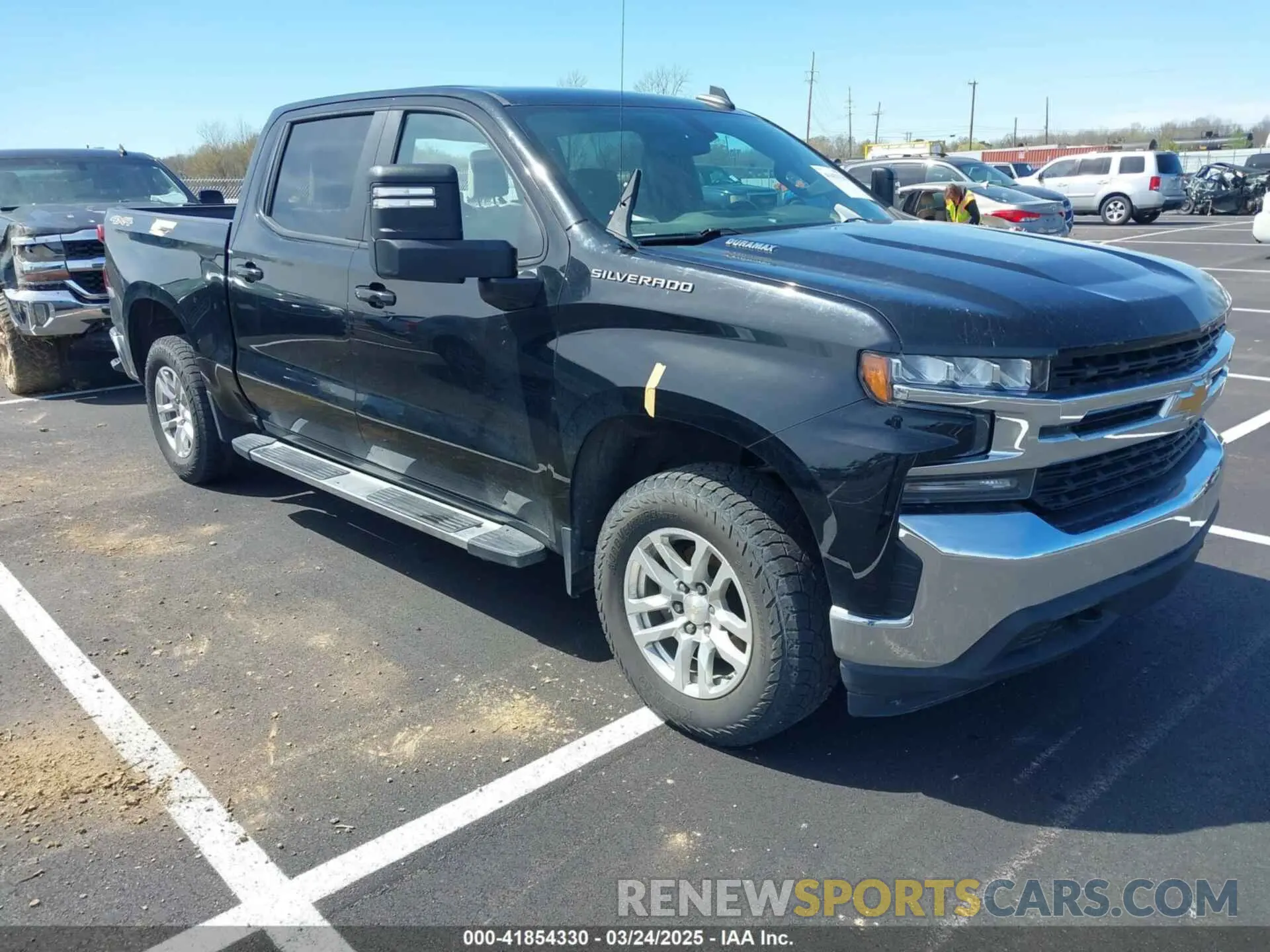 1 Photograph of a damaged car 3GCUYDET1MG100713 CHEVROLET SILVERADO 1500 2021